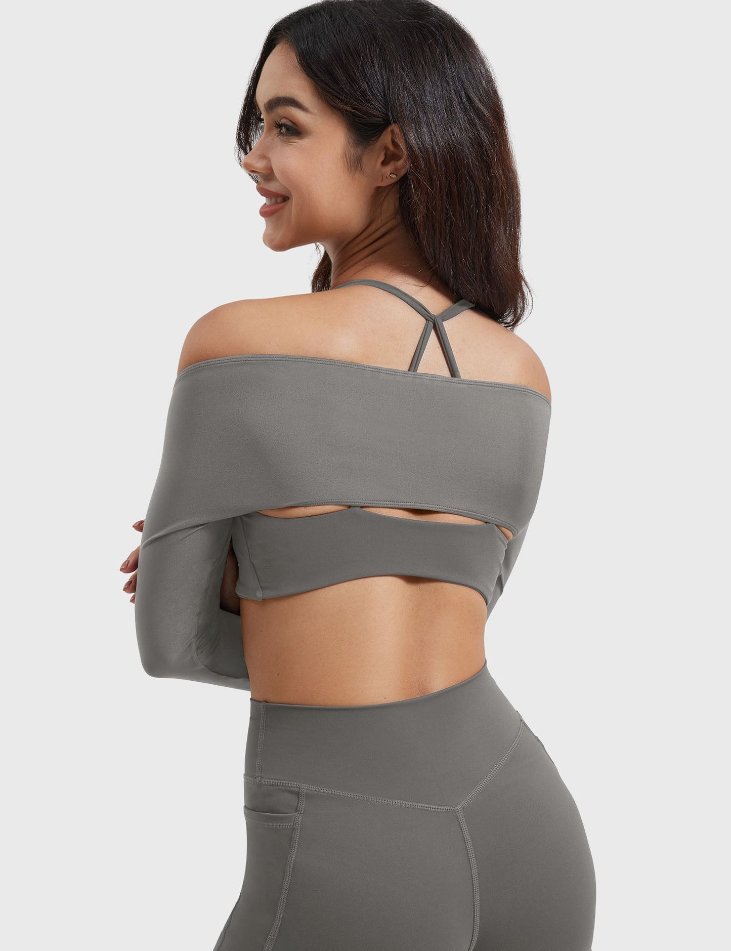 Tebeary Seni Long Sleeve Bolero Shrug