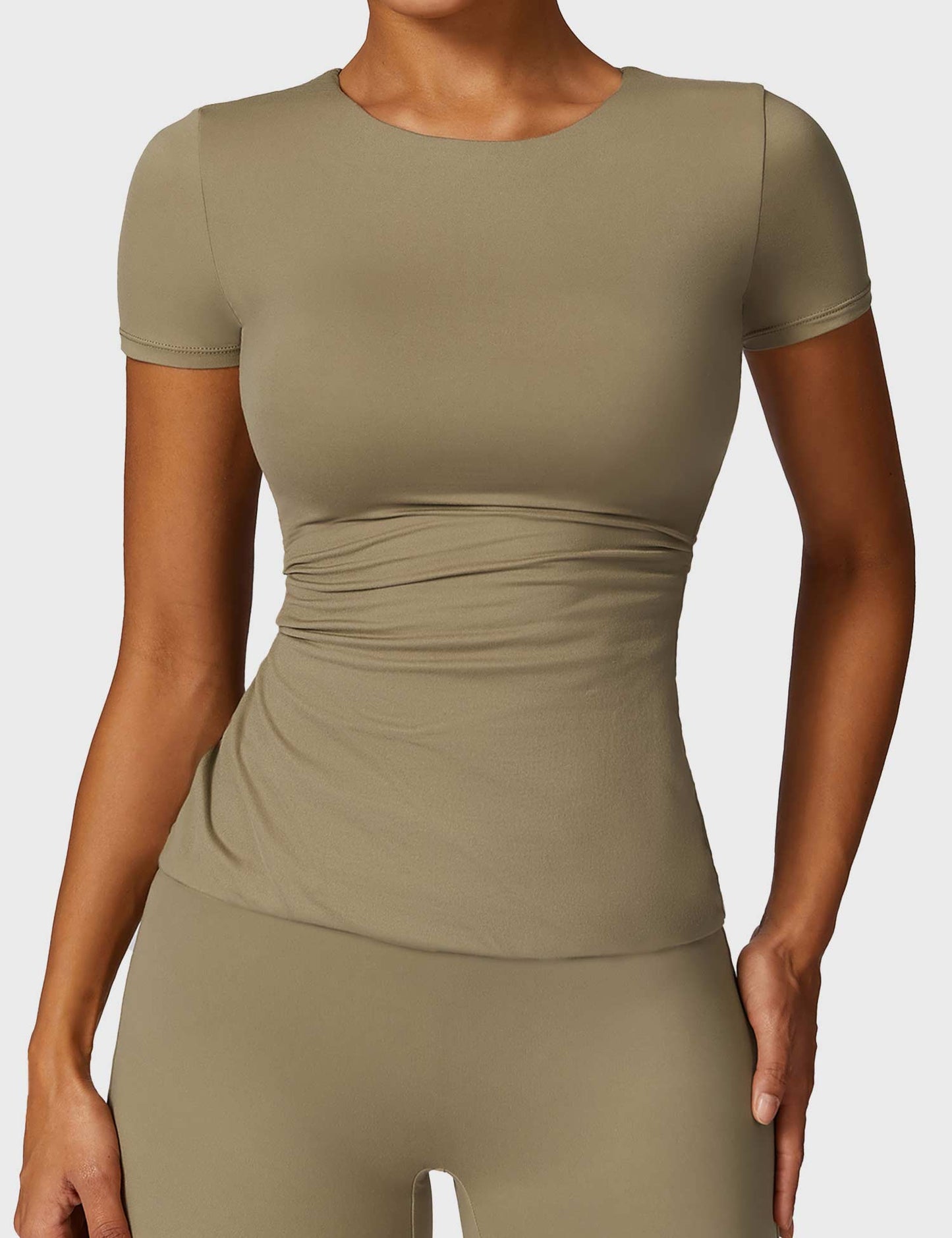 Tebeary Short Sleeve Crew Neck T Shirts
