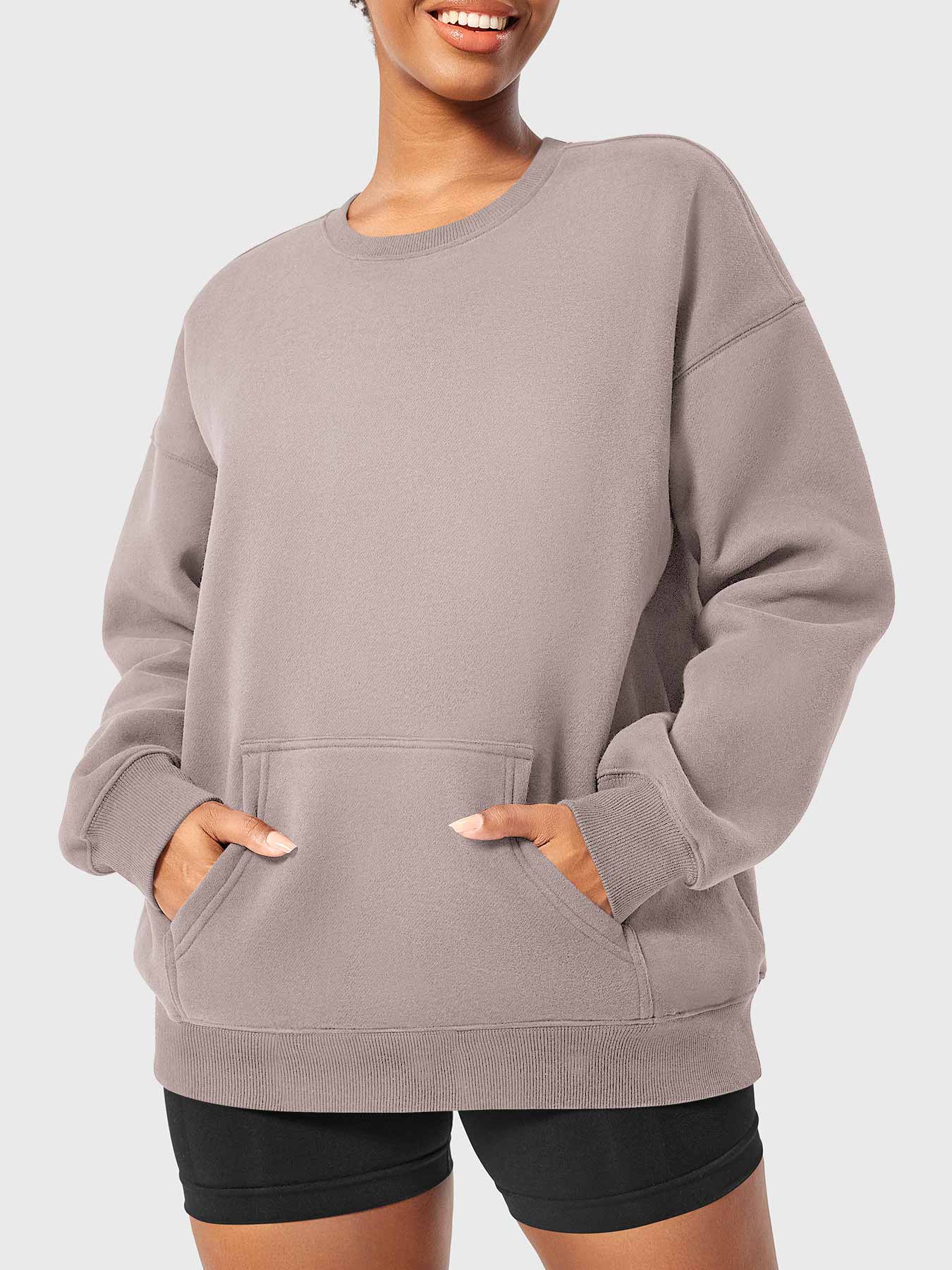 Tebeary Oversized Fleece Sweatshirts