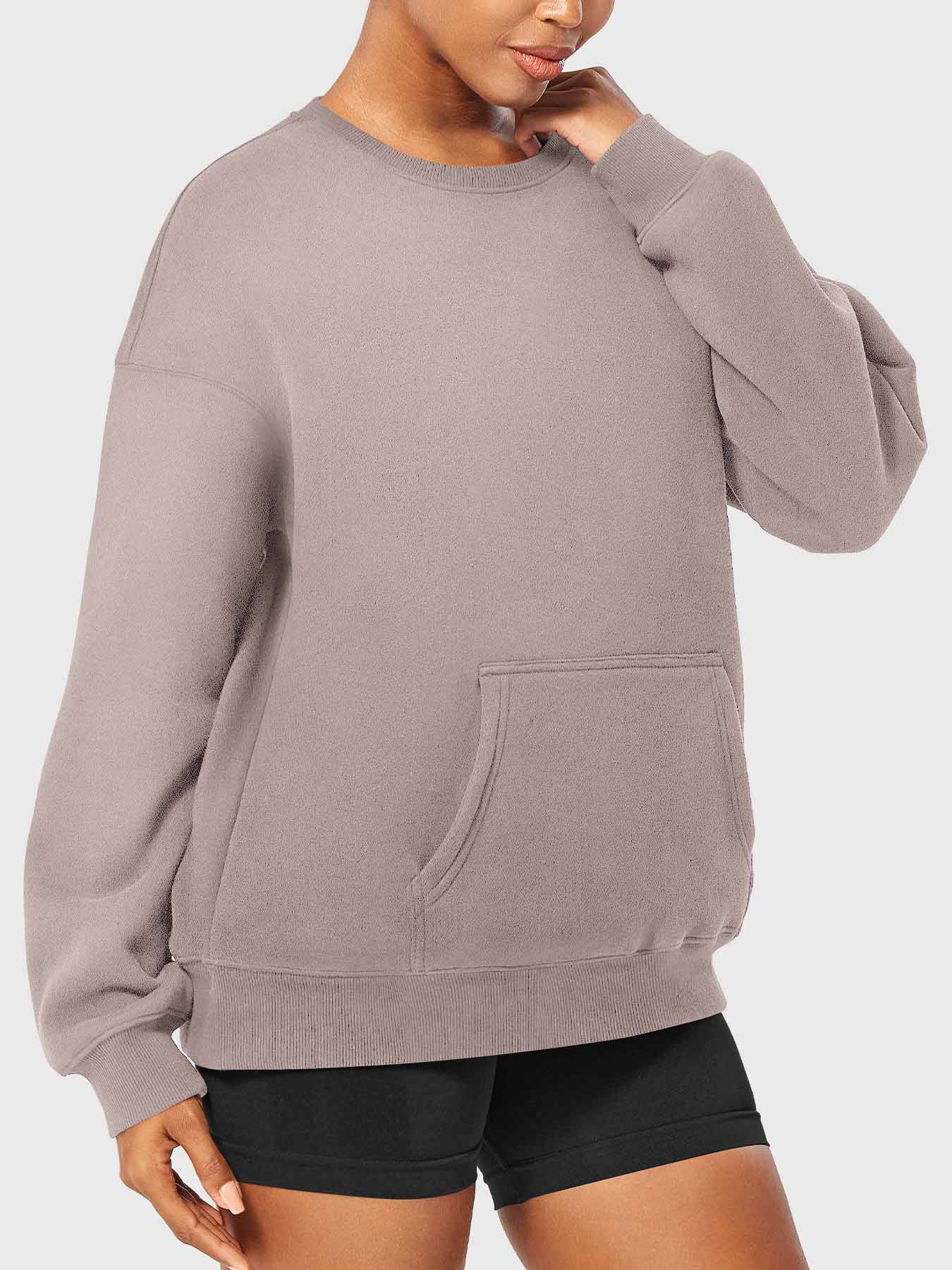 Tebeary Oversized Fleece Sweatshirts