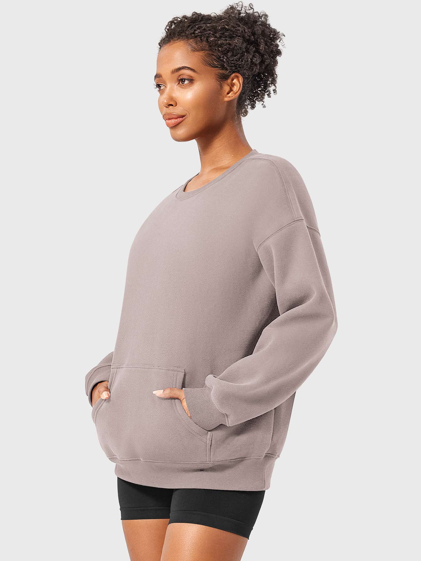Tebeary Oversized Fleece Sweatshirts