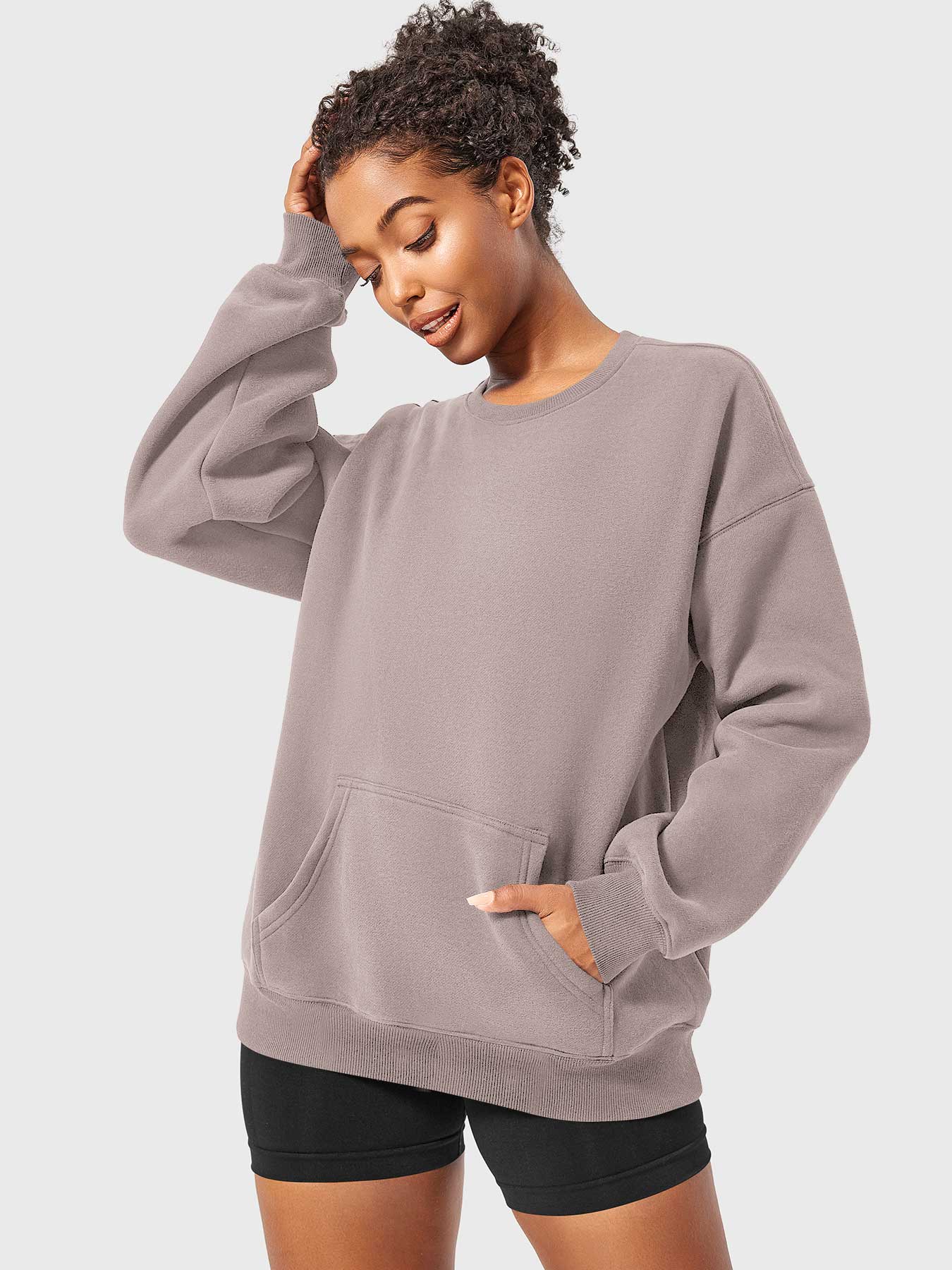 Tebeary Oversized Fleece Sweatshirts