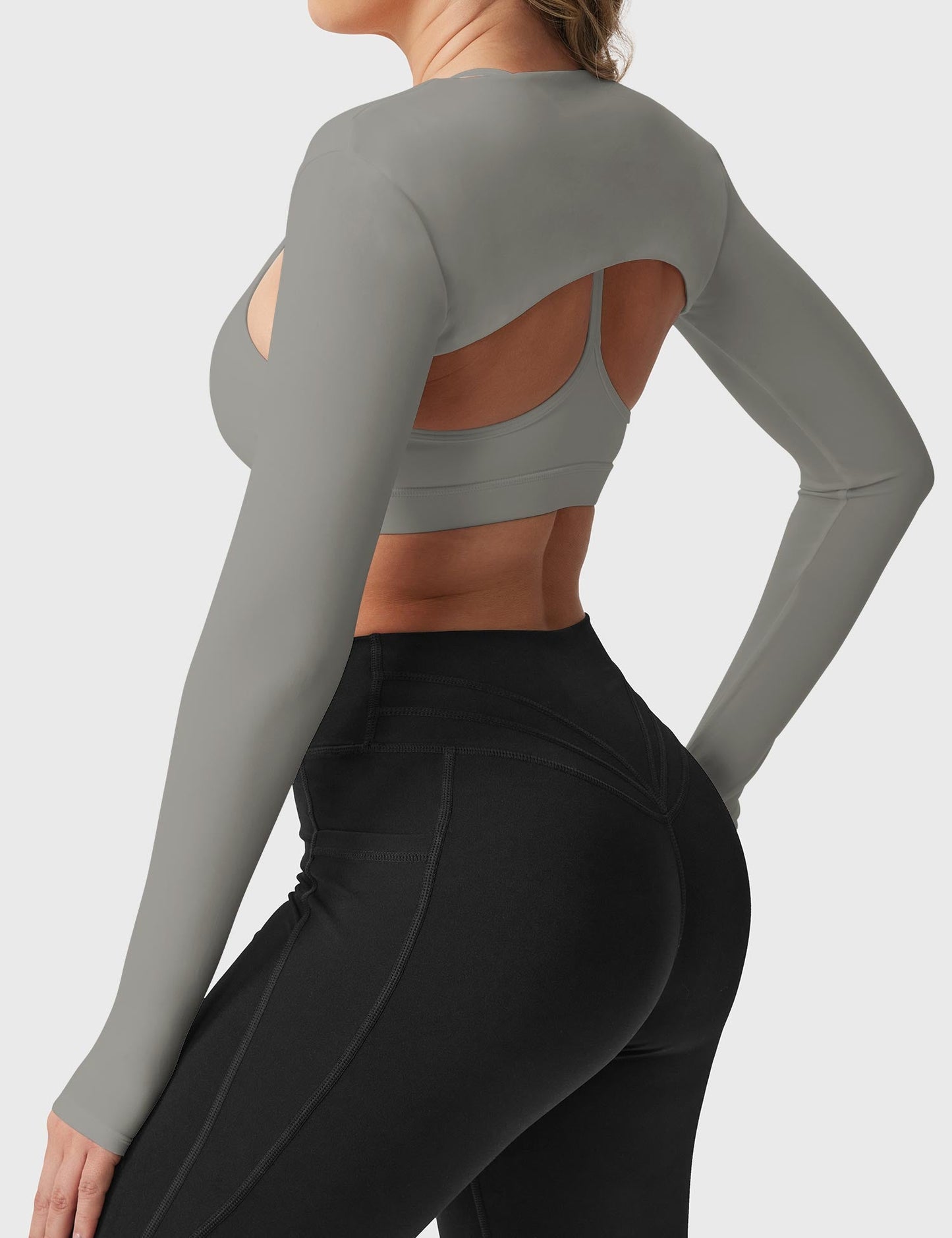 Tebeary Long Sleeve Bolero Shru