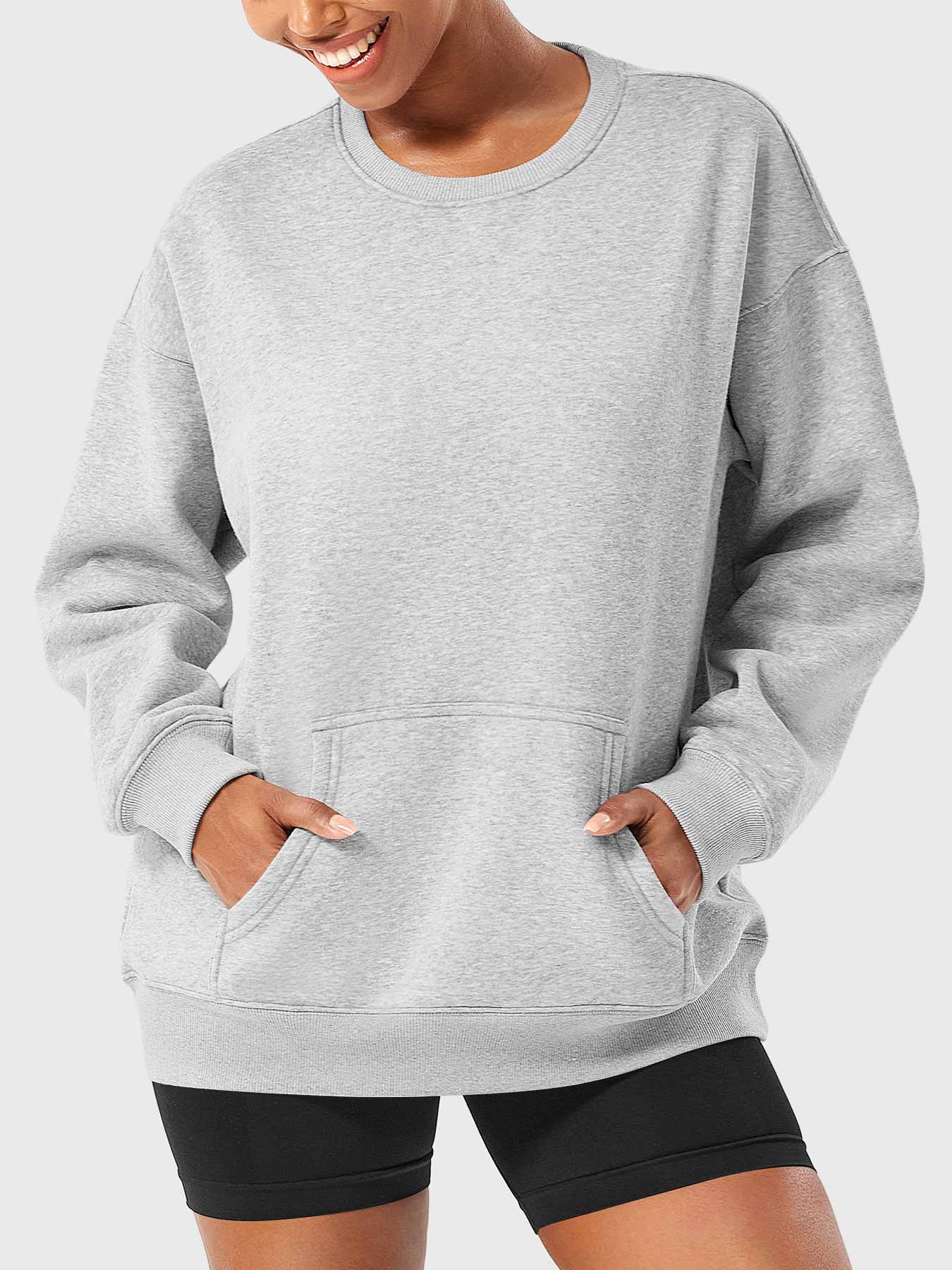 Tebeary Oversized Fleece Sweatshirts