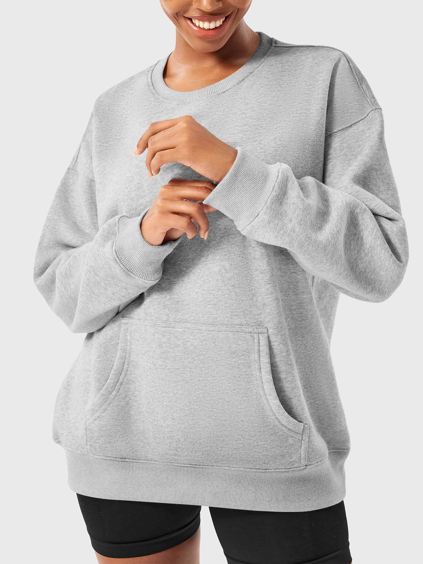 Tebeary Oversized Fleece Sweatshirts
