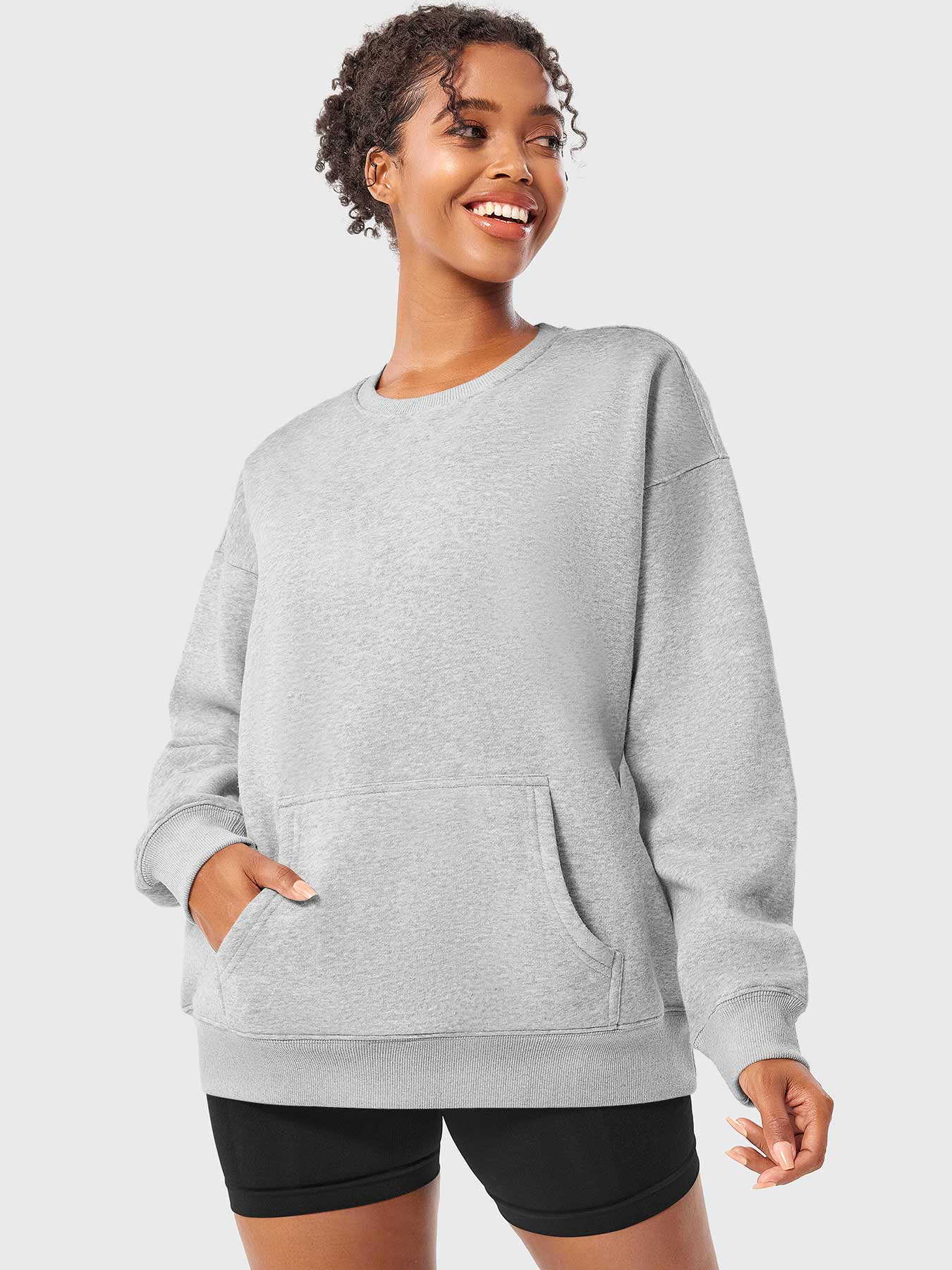 Tebeary Oversized Fleece Sweatshirts