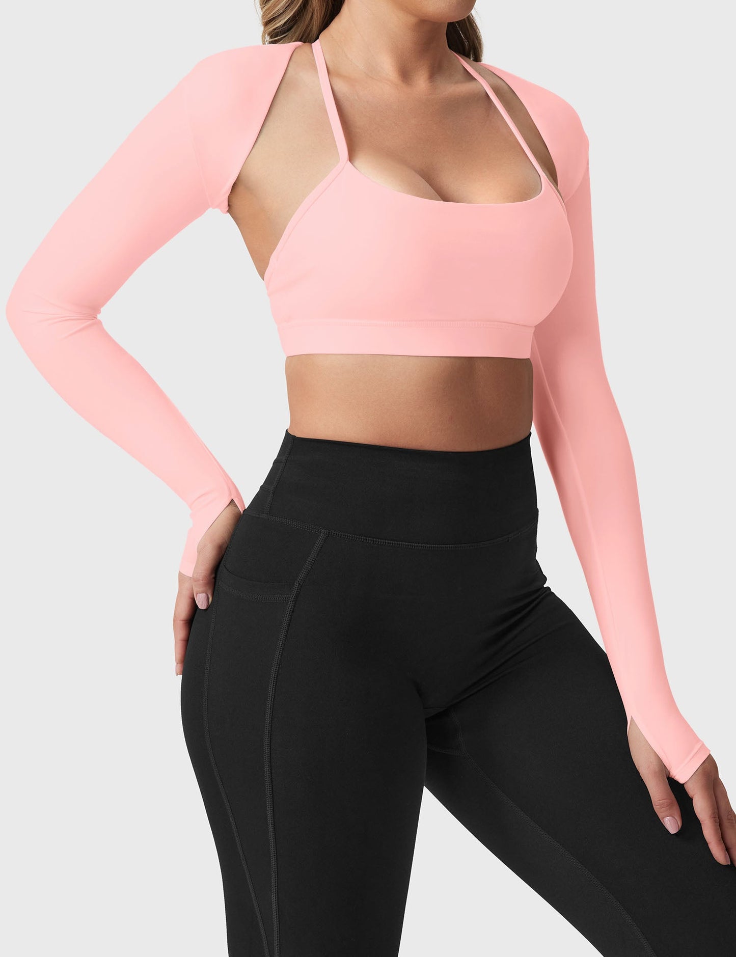 Tebeary Long Sleeve Bolero Shru