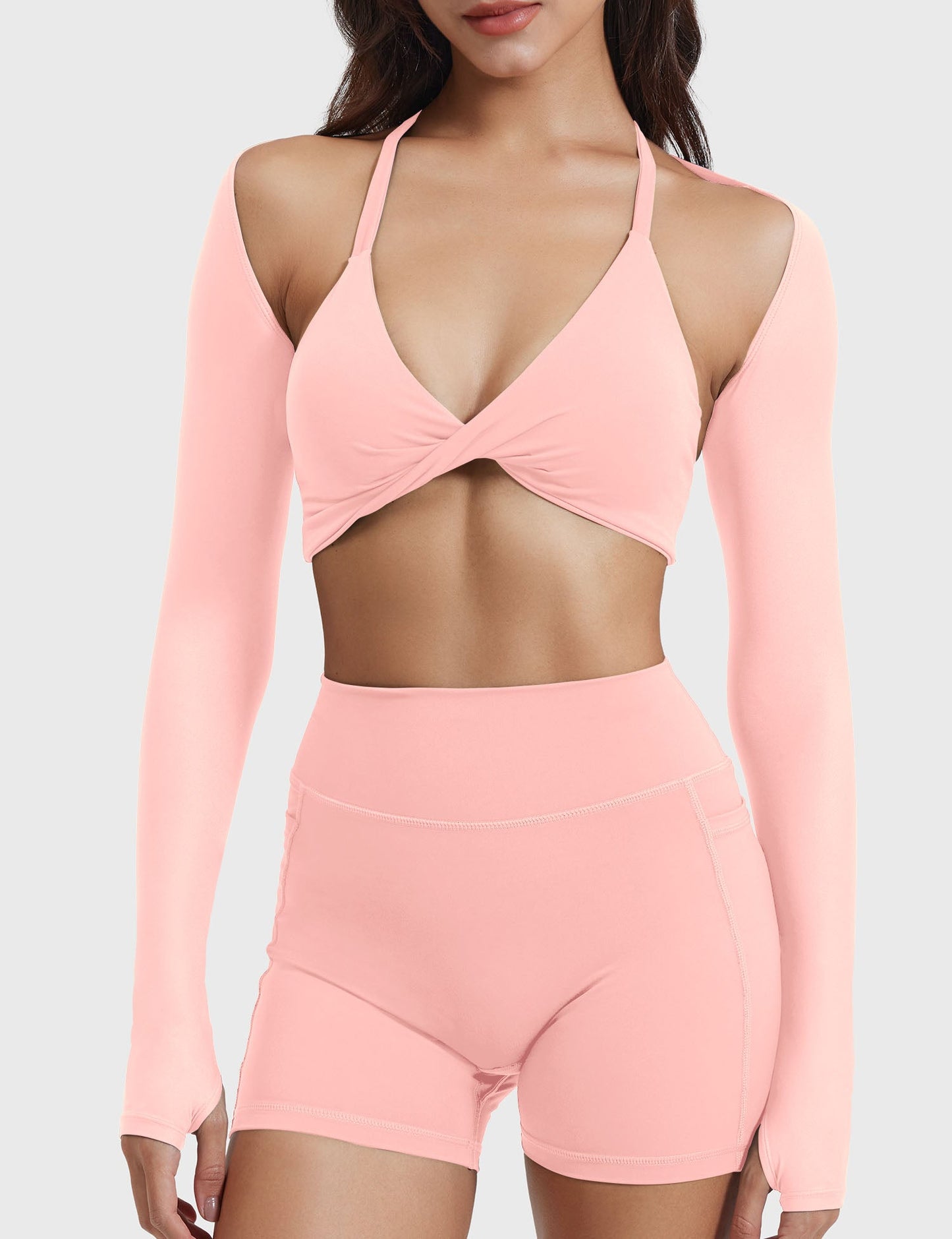 Tebeary Seni Long Sleeve Bolero Shrug