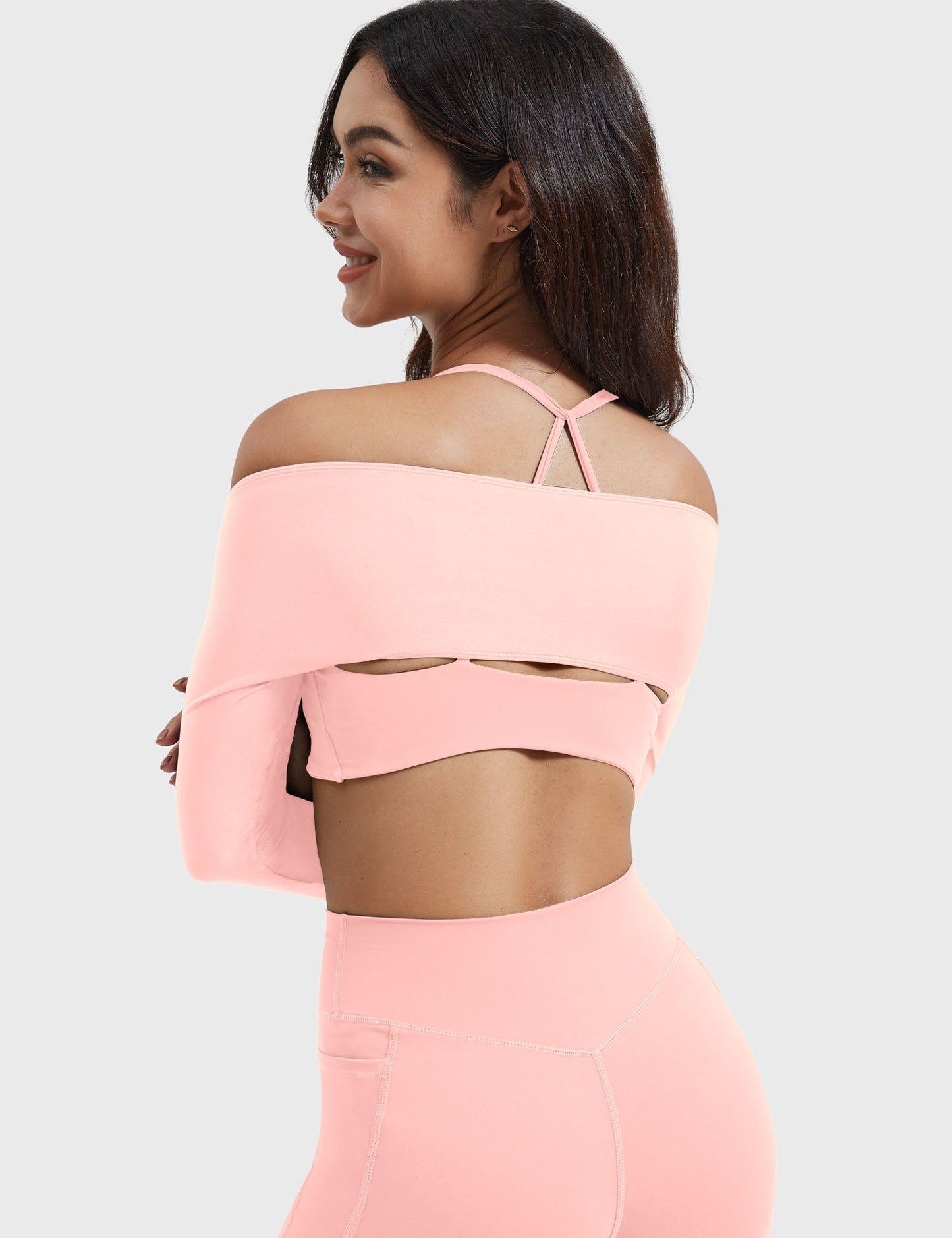 Tebeary Seni Long Sleeve Bolero Shrug