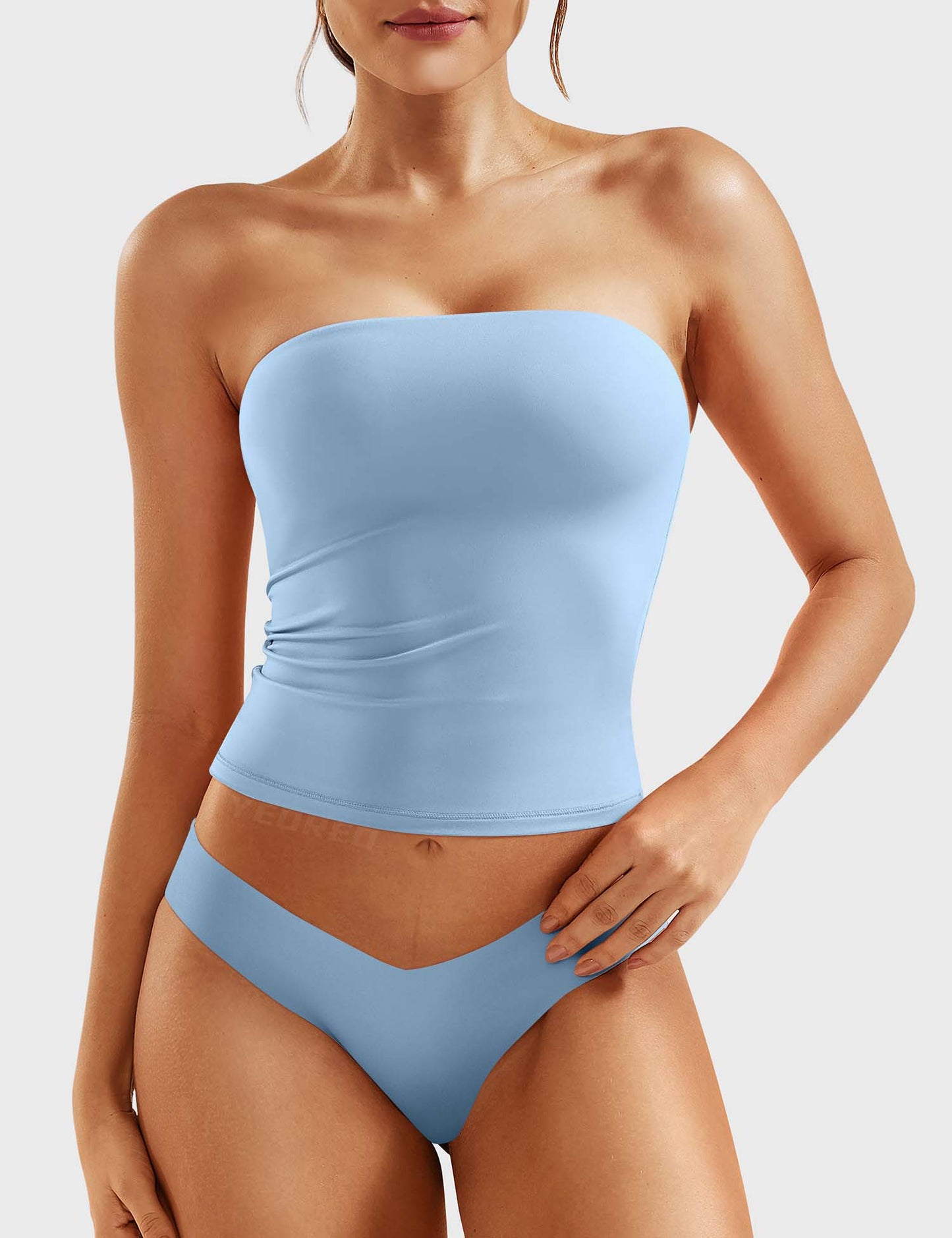 Tebeary Wan Double Lined Tube Top