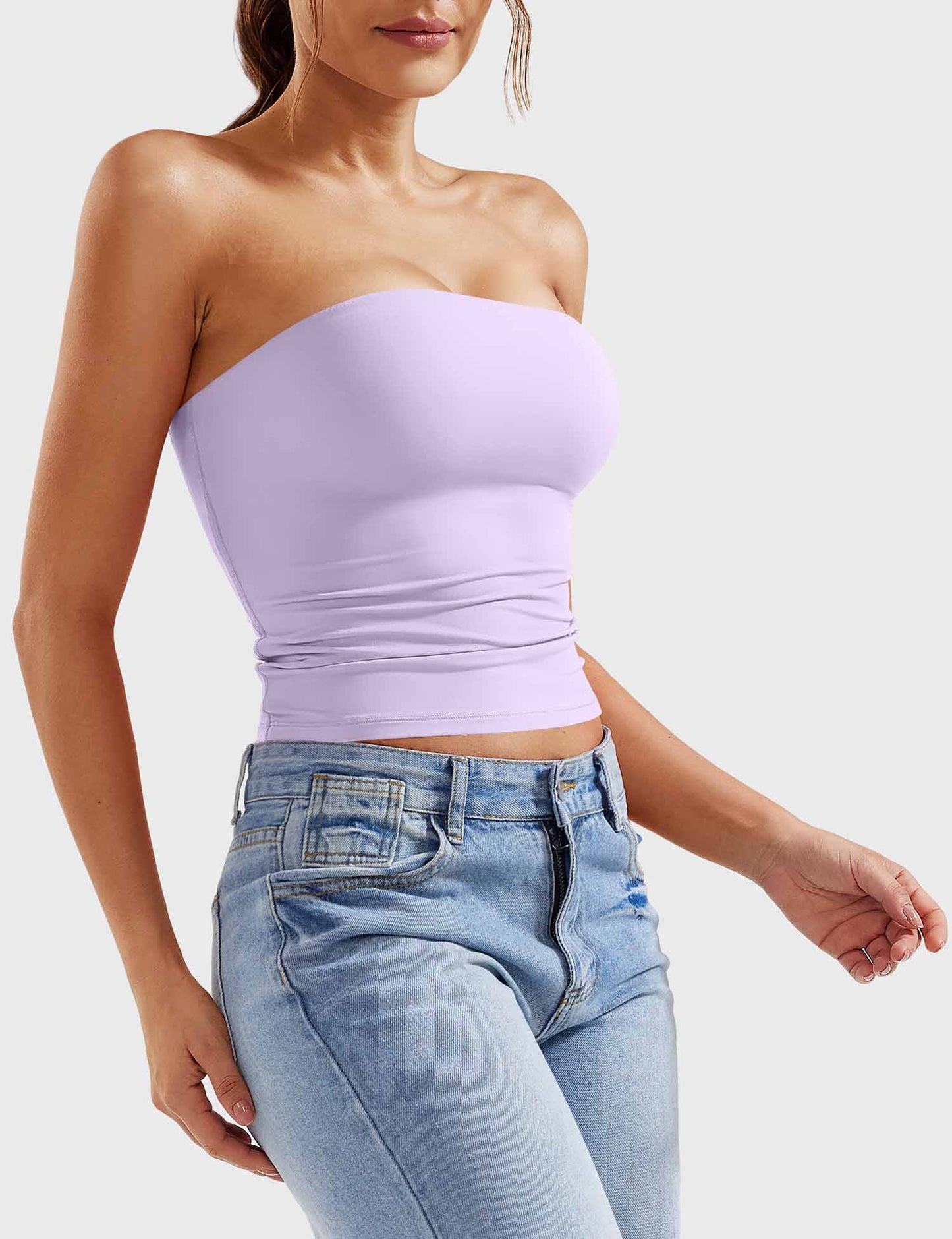 Tebeary Wan Double Lined Tube Top