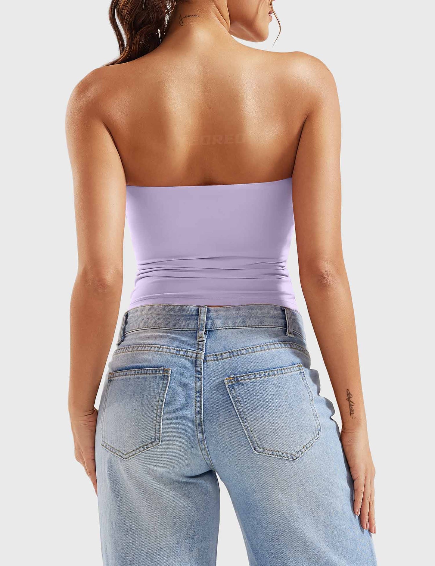 Tebeary Wan Double Lined Tube Top