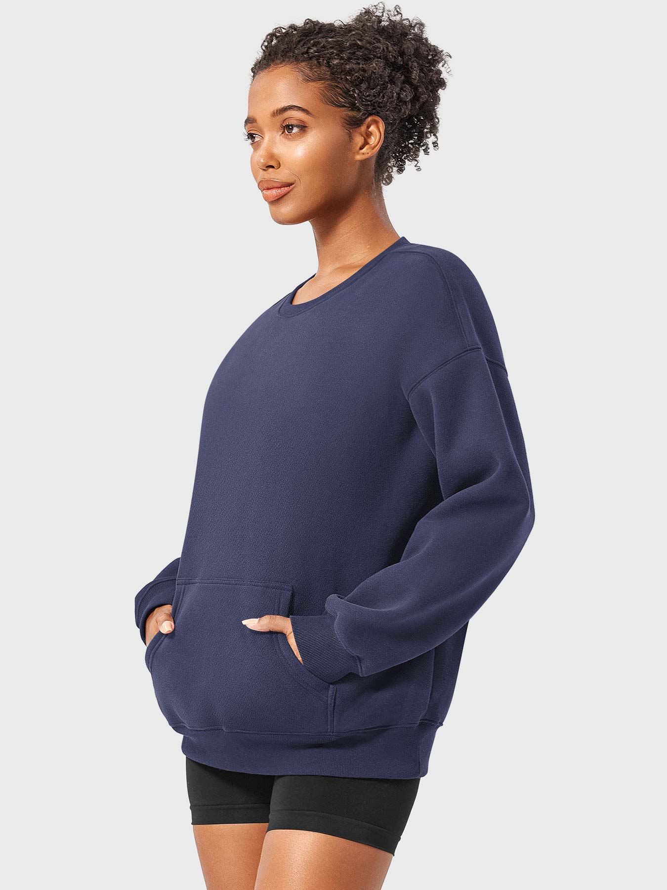 Tebeary Oversized Fleece Sweatshirts