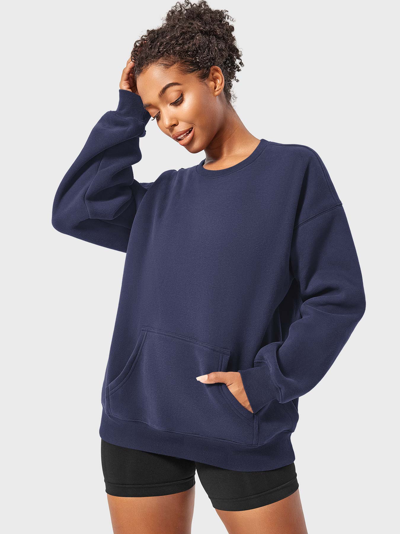 Tebeary Oversized Fleece Sweatshirts