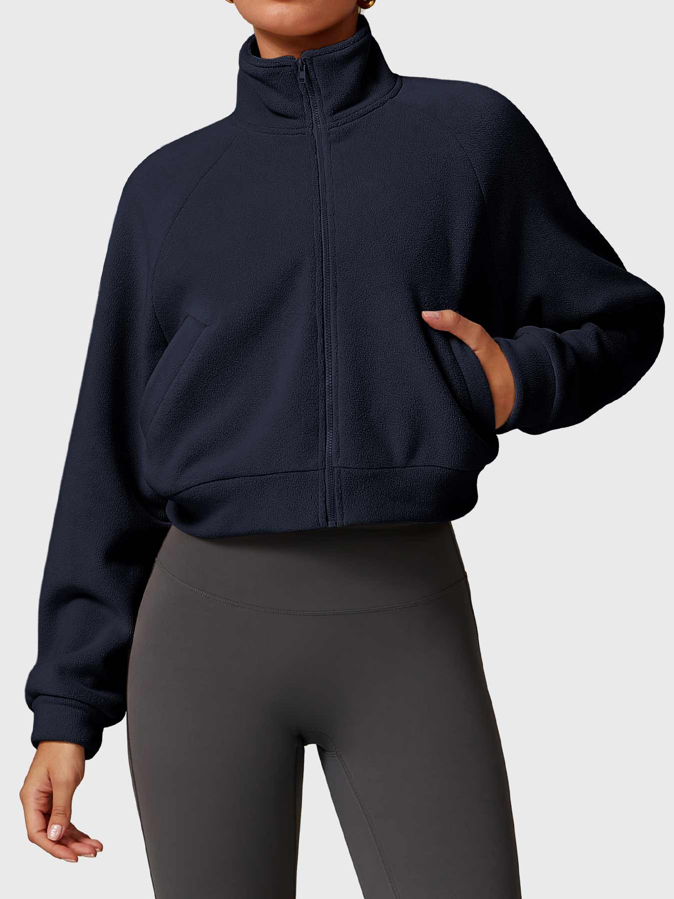 Tebeary Gino Fleece Crop Jacket