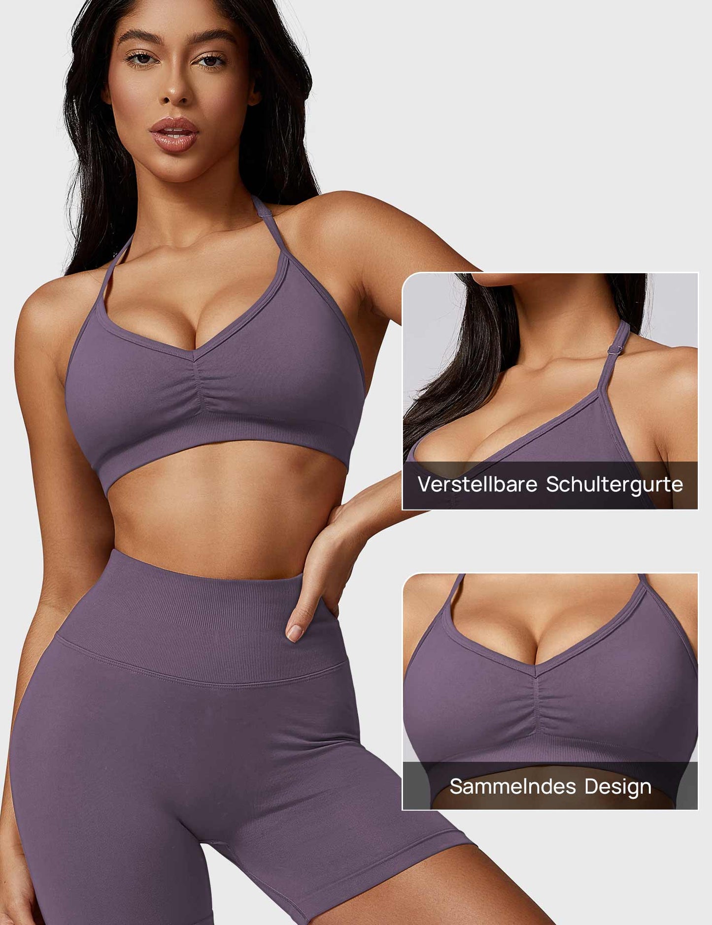 Tebeary Hai Halter Sports Bra