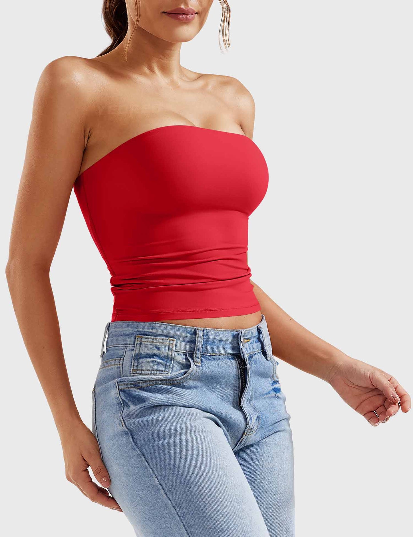 Tebeary Wan Double Lined Tube Top