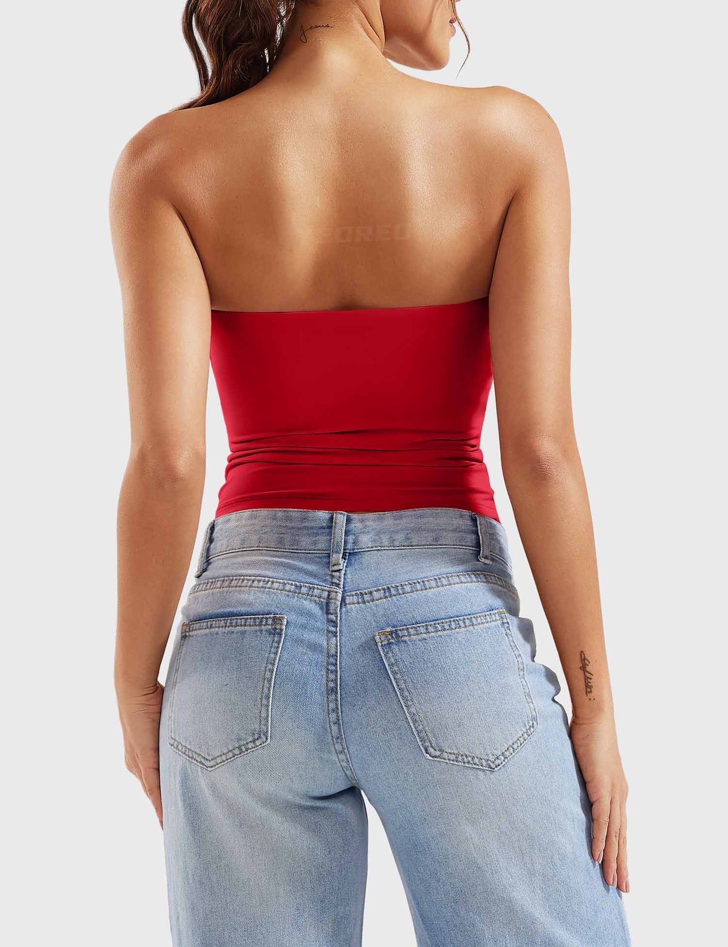 Tebeary Wan Double Lined Tube Top