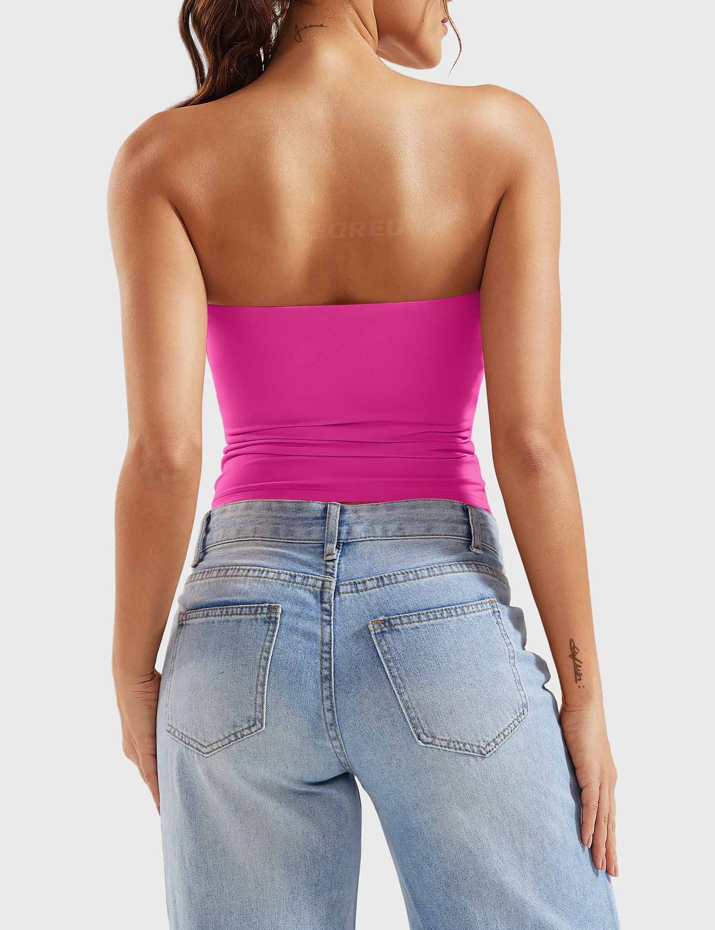 Tebeary Wan Double Lined Tube Top
