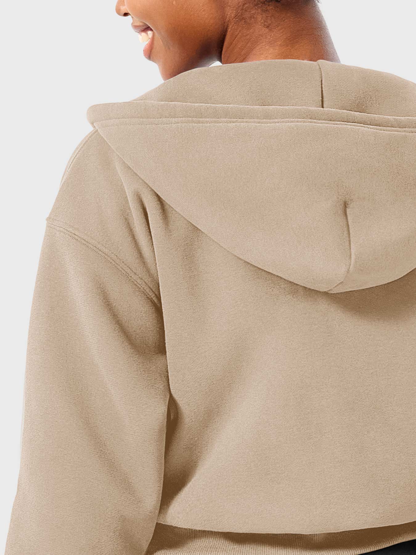 Tebeary Lina Zip Up Fleece Hoodies