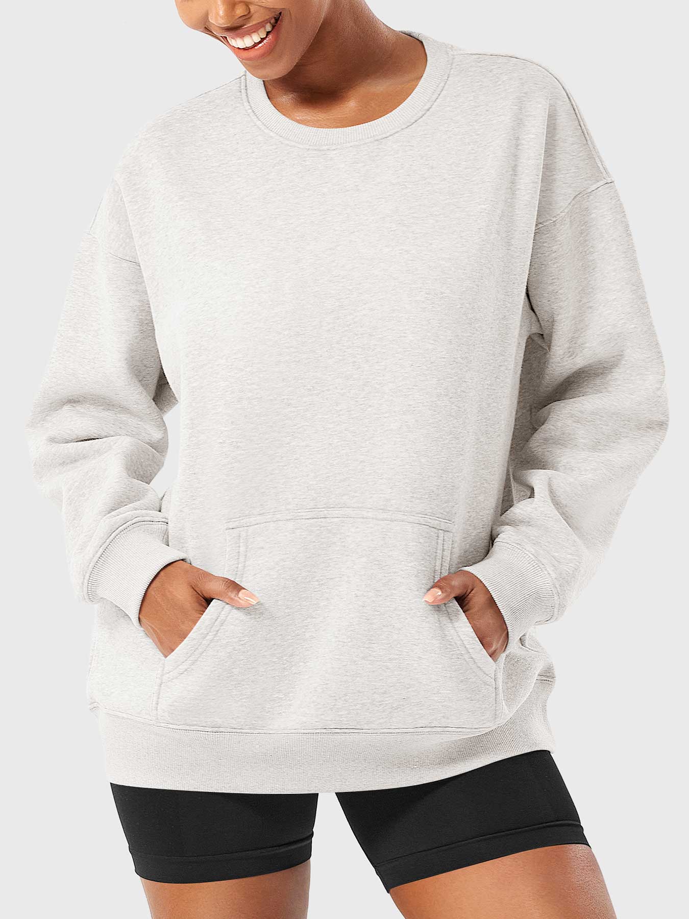 Tebeary Oversized Fleece Sweatshirts