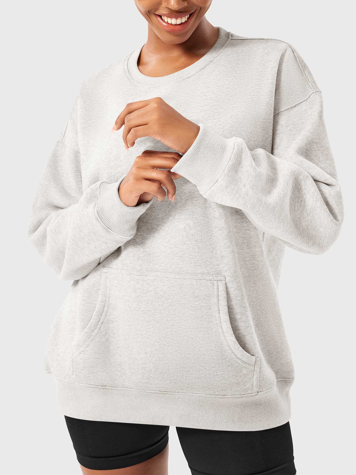 Tebeary Oversized Fleece Sweatshirts