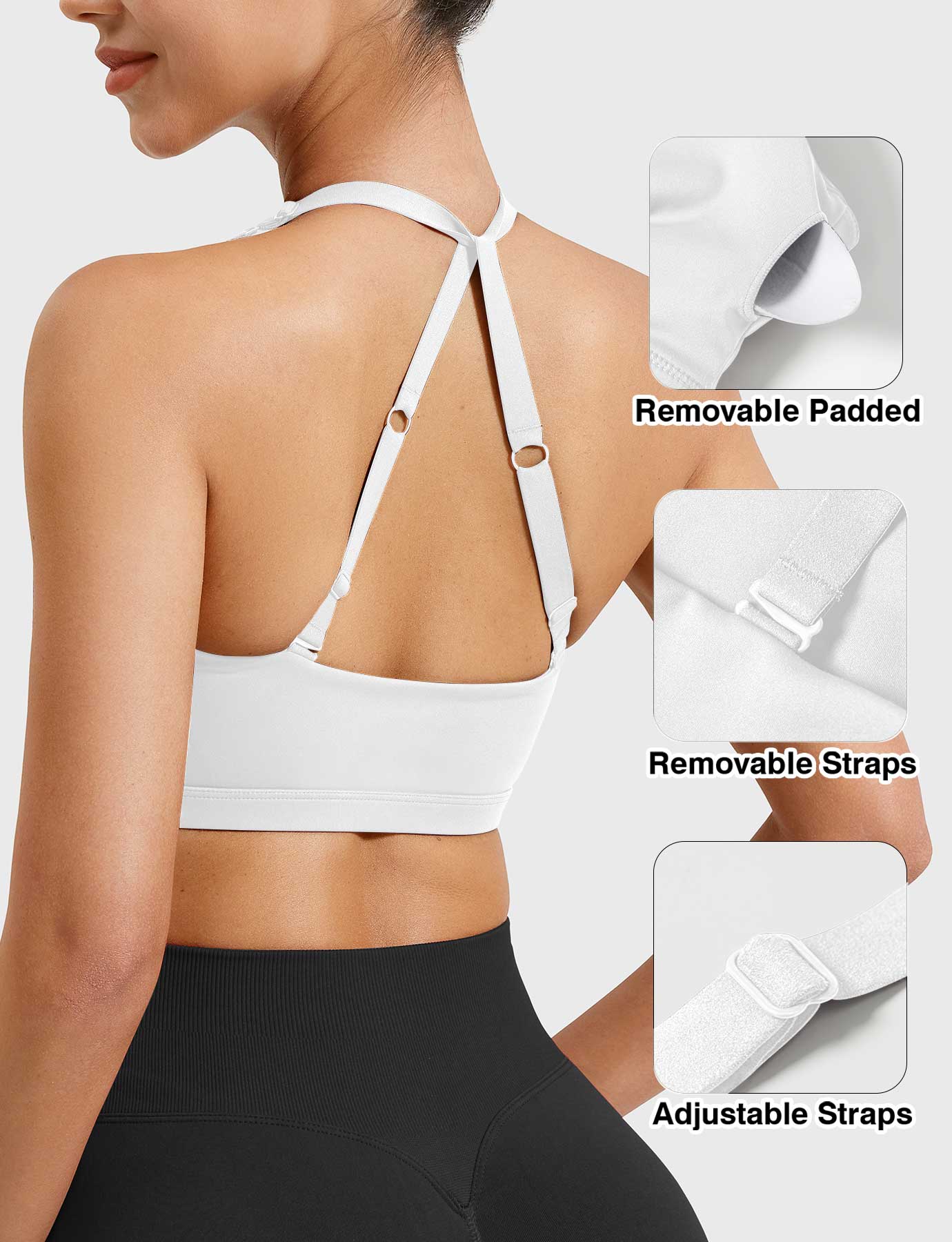 Tebeary Holo Twist Front Sports Bra
