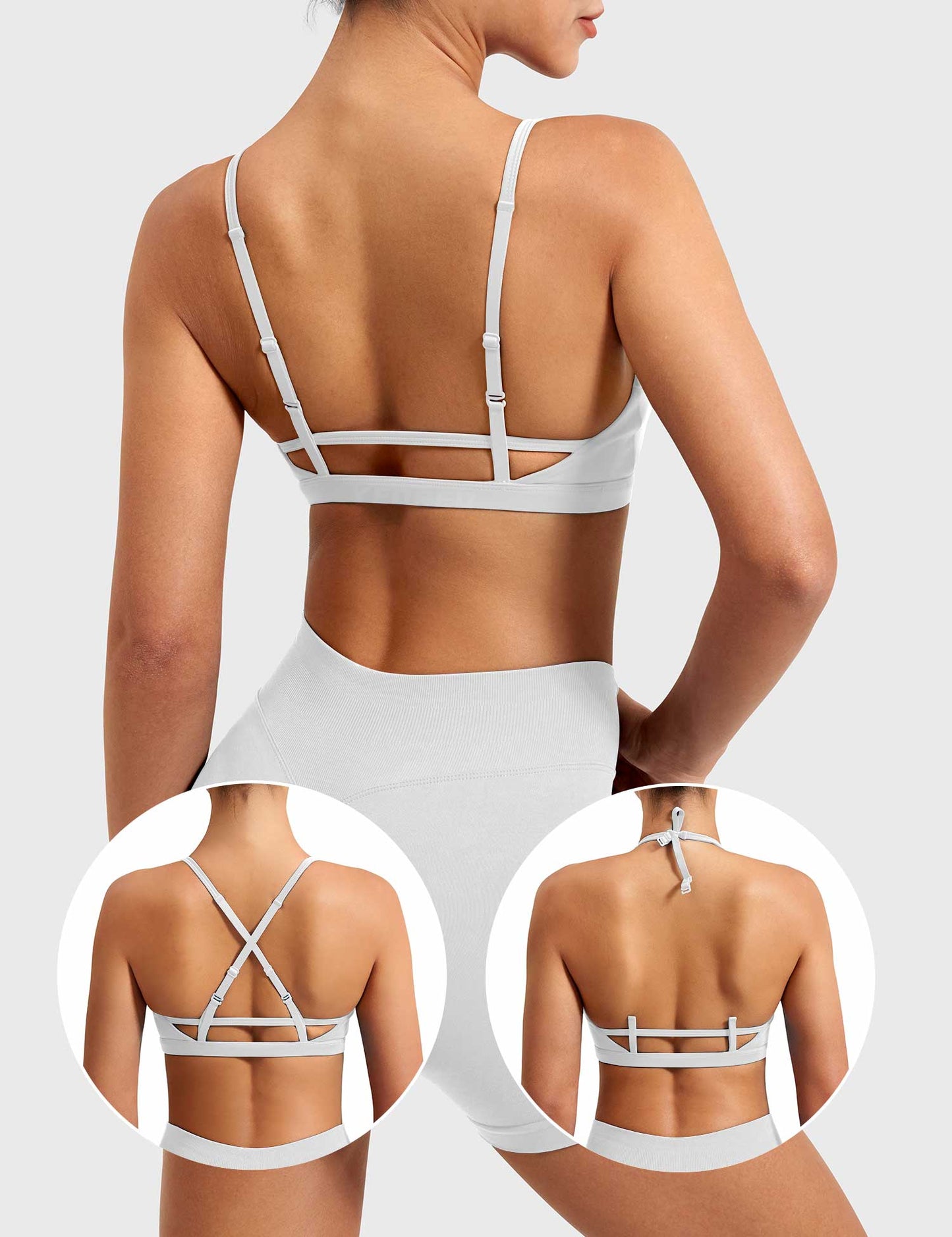 Pilates White Bra