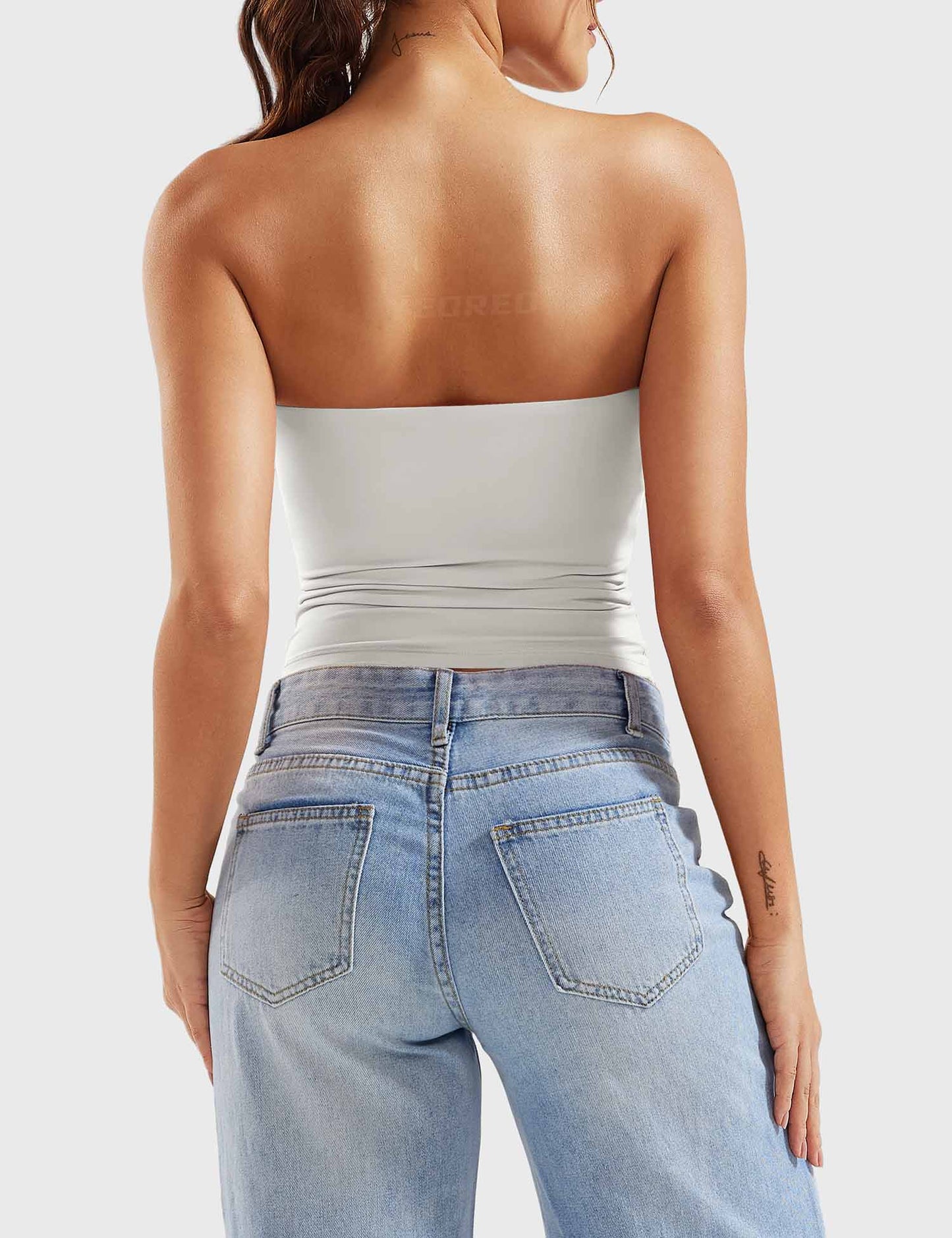 Tebeary Wan Double Lined Tube Top