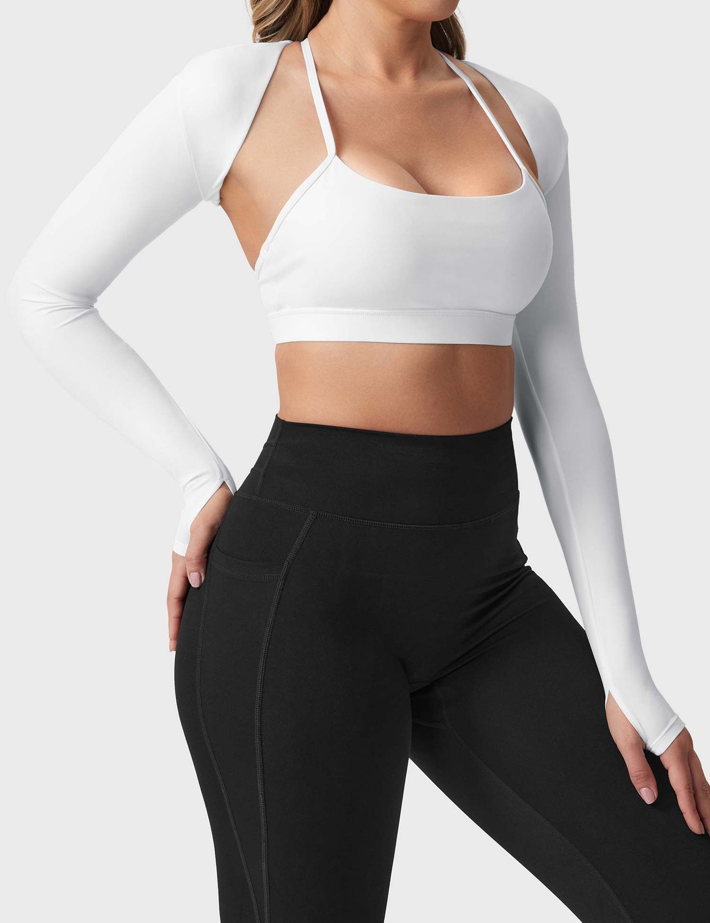 Tebeary Long Sleeve Bolero Shru