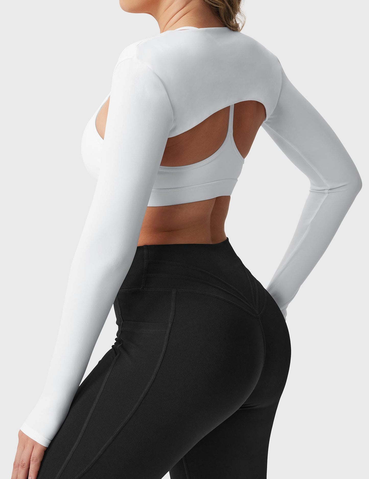 Tebeary Long Sleeve Bolero Shru