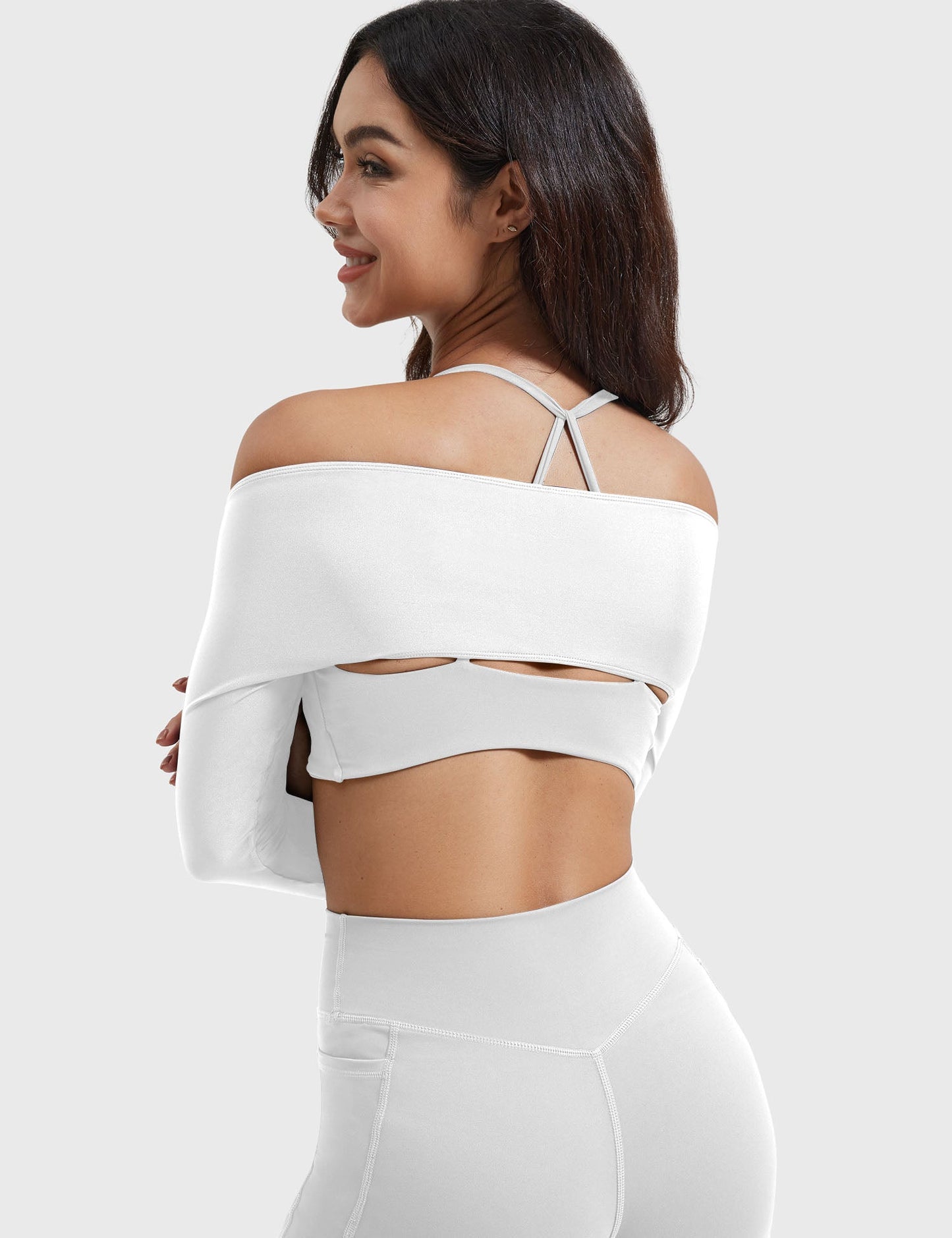 Tebeary Seni Long Sleeve Bolero Shrug