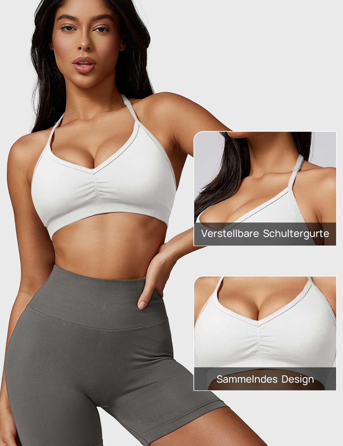 Tebeary Hai Halter Sports Bra