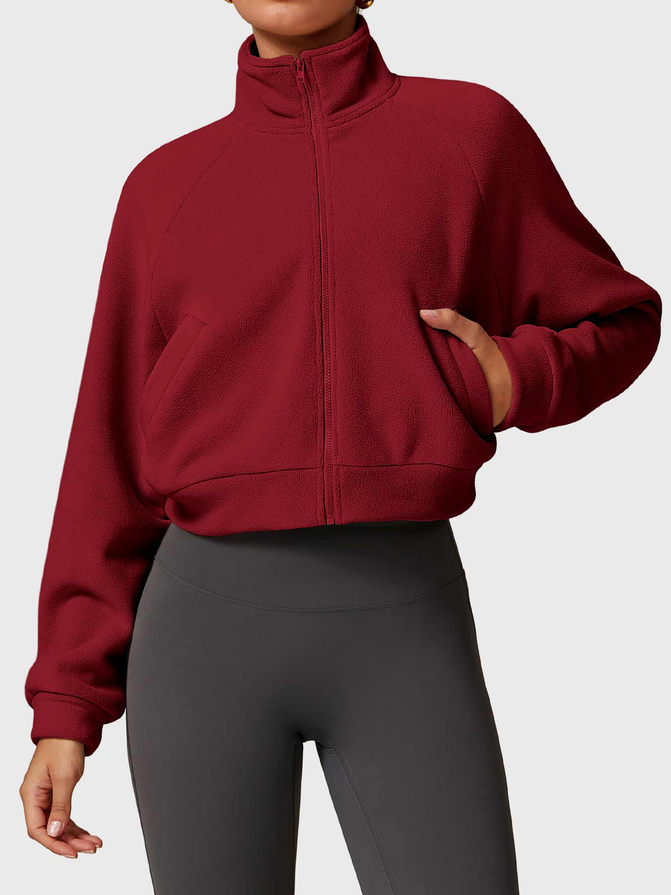 Tebeary Gino Fleece Crop Jacket