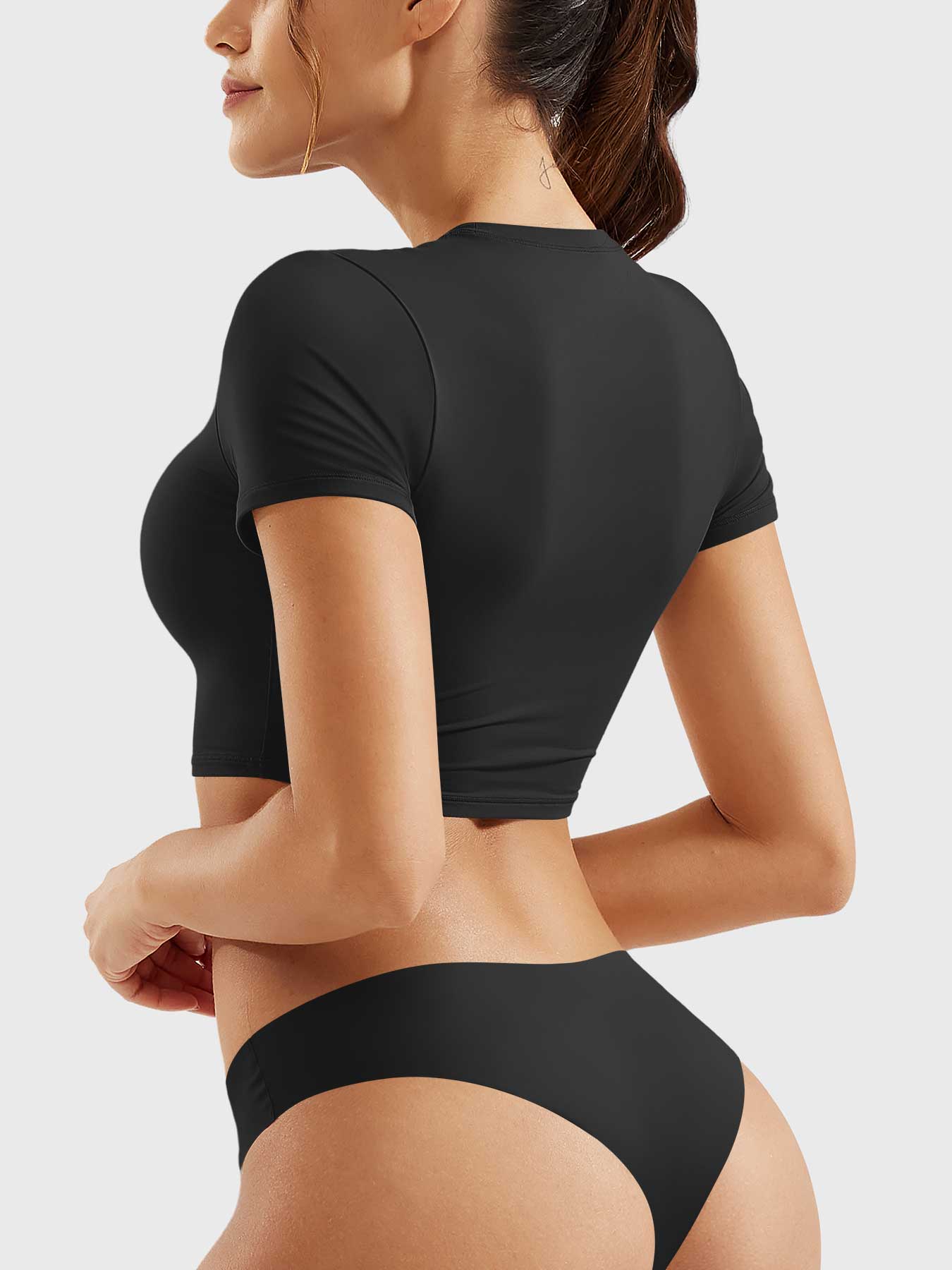 Tebeary Sono Short Sleeves Crop Top