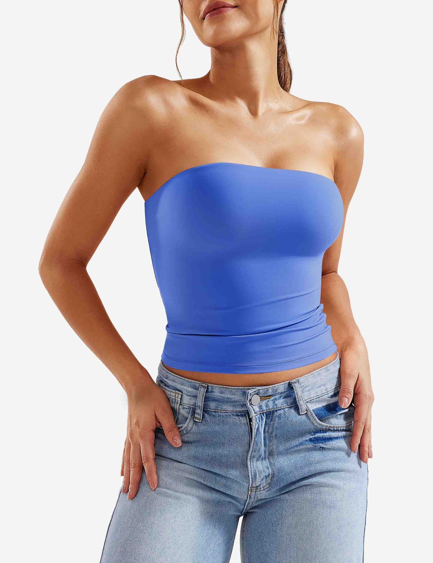 Tebeary Wan Double Lined Tube Top