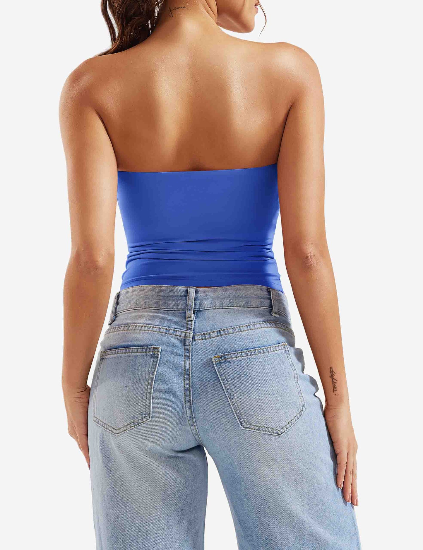 Tebeary Wan Double Lined Tube Top