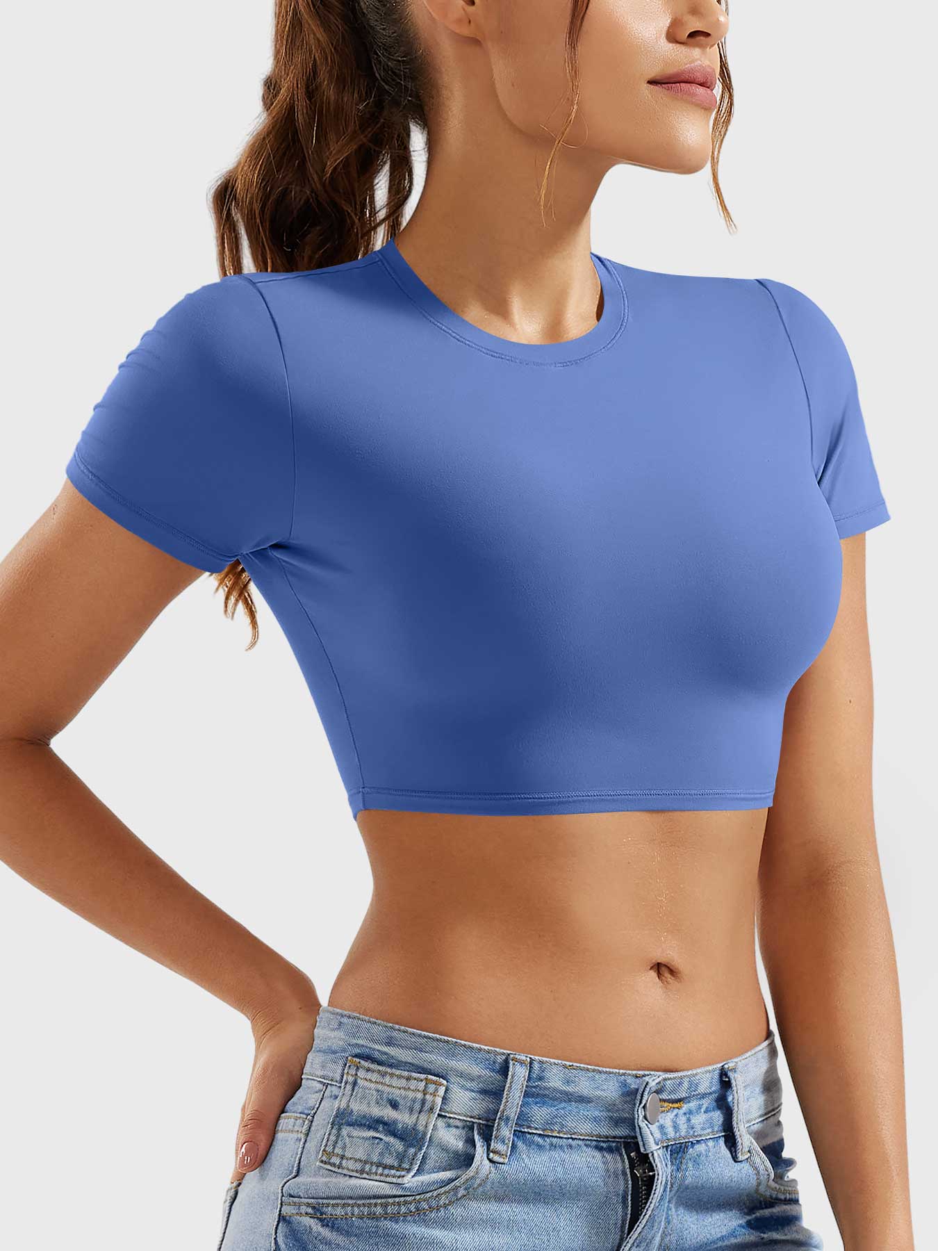 Tebeary Sono Short Sleeves Crop Top