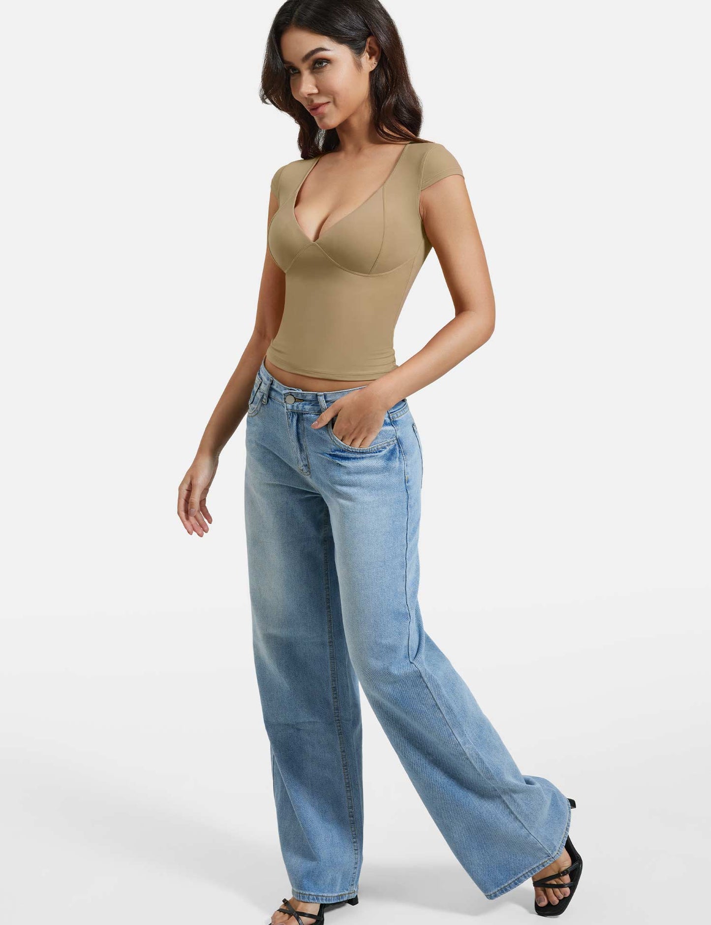Tebeary V Neck Top