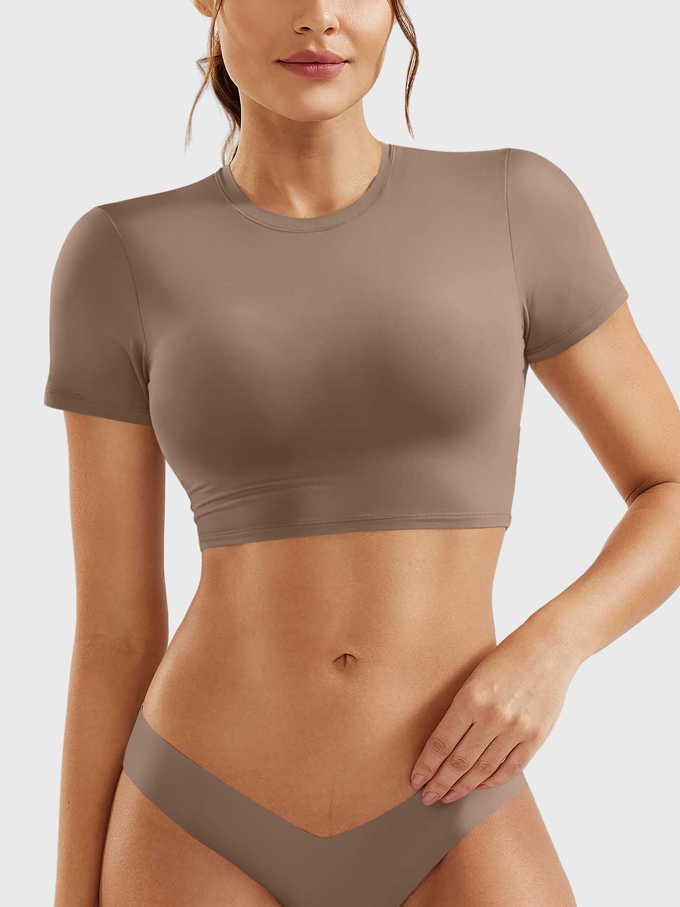 Tebeary Sono Short Sleeves Crop Top