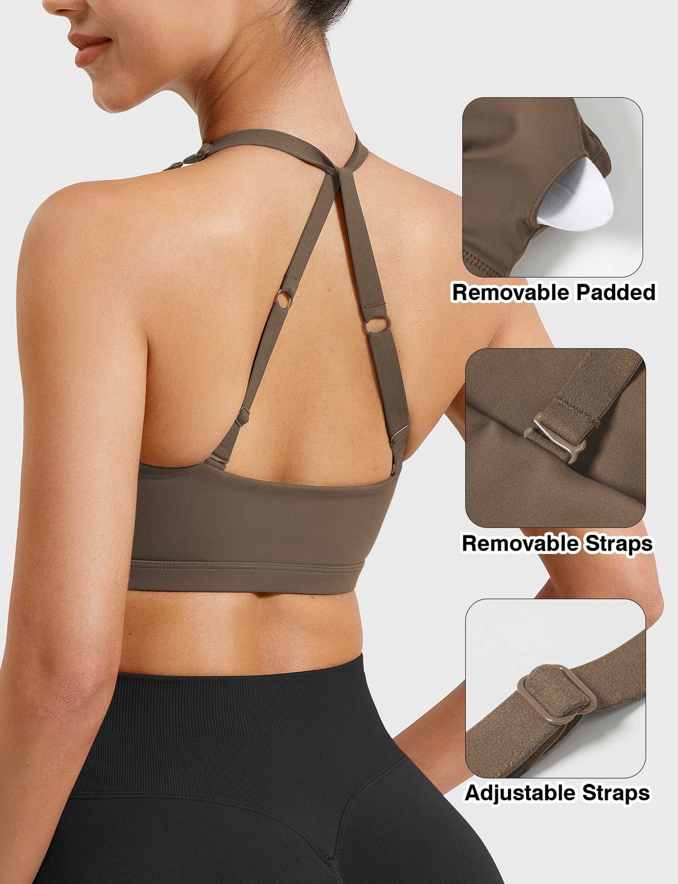 Tebeary Holo Twist Front Sports Bra