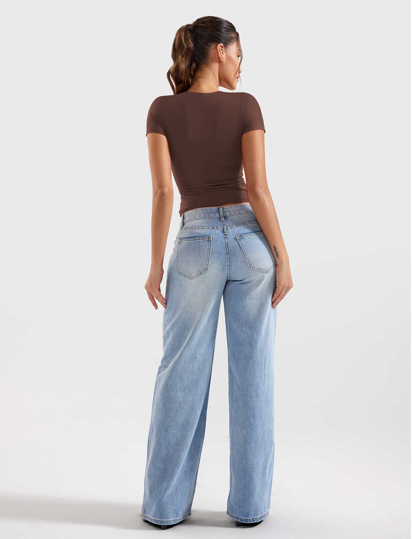 Tebeary Zip Up Crop Top