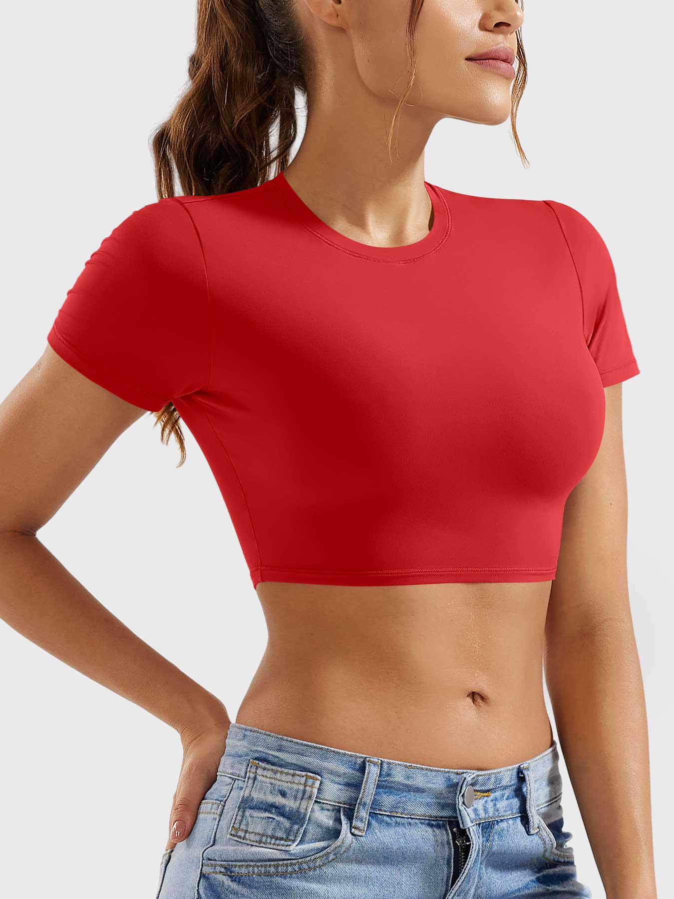 Tebeary Sono Short Sleeves Crop Top