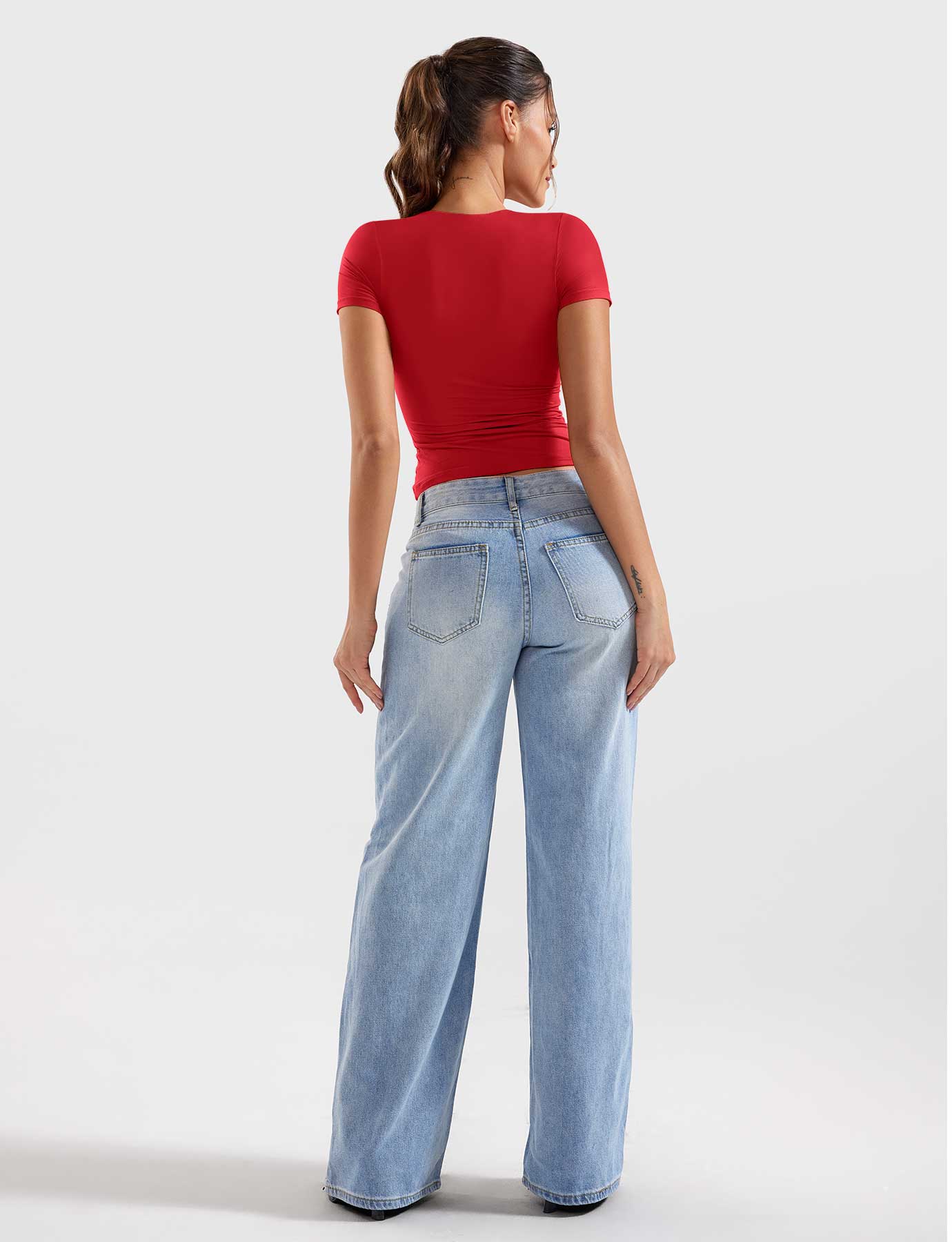Tebeary Zip Up Crop Top