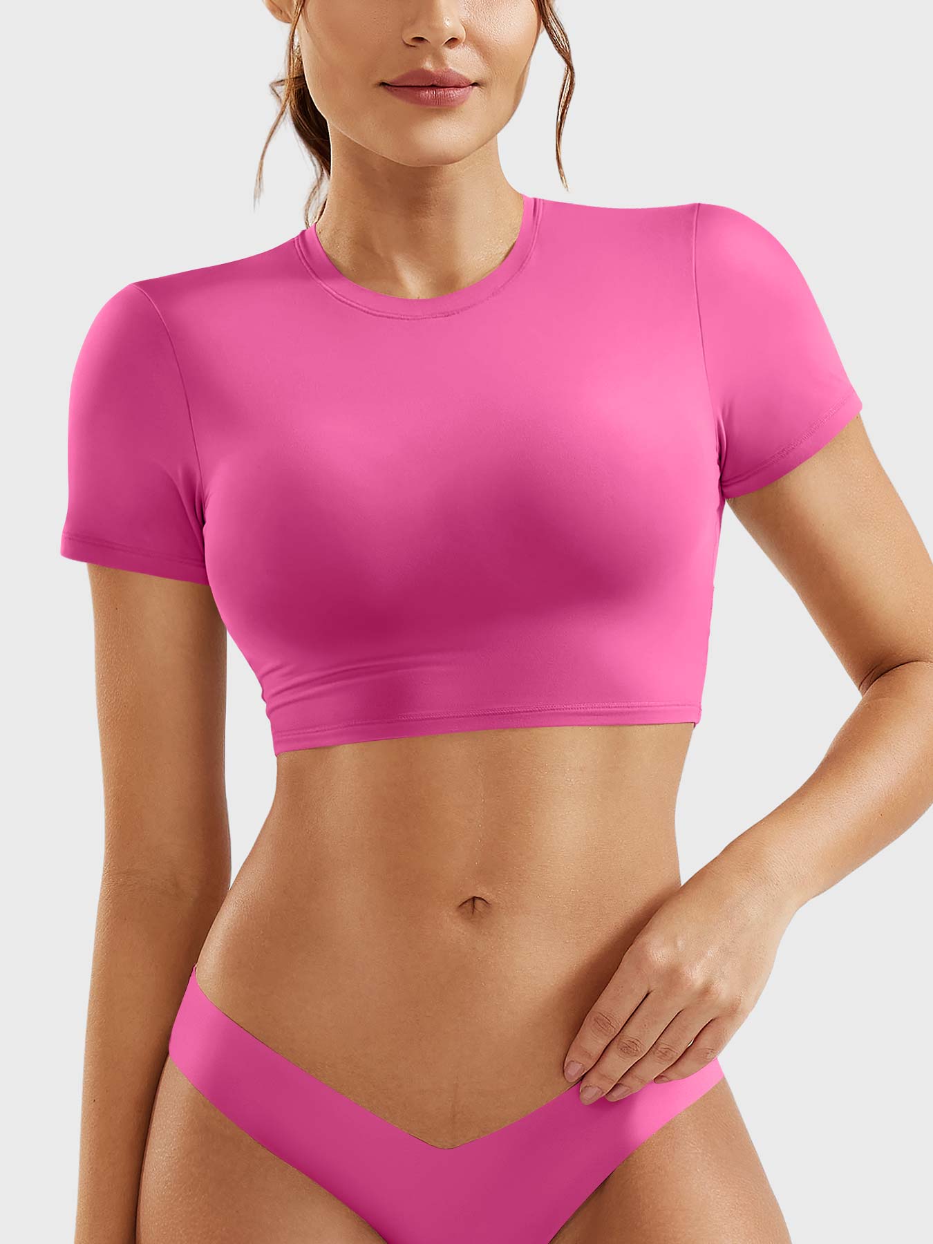 Tebeary Sono Short Sleeves Crop Top