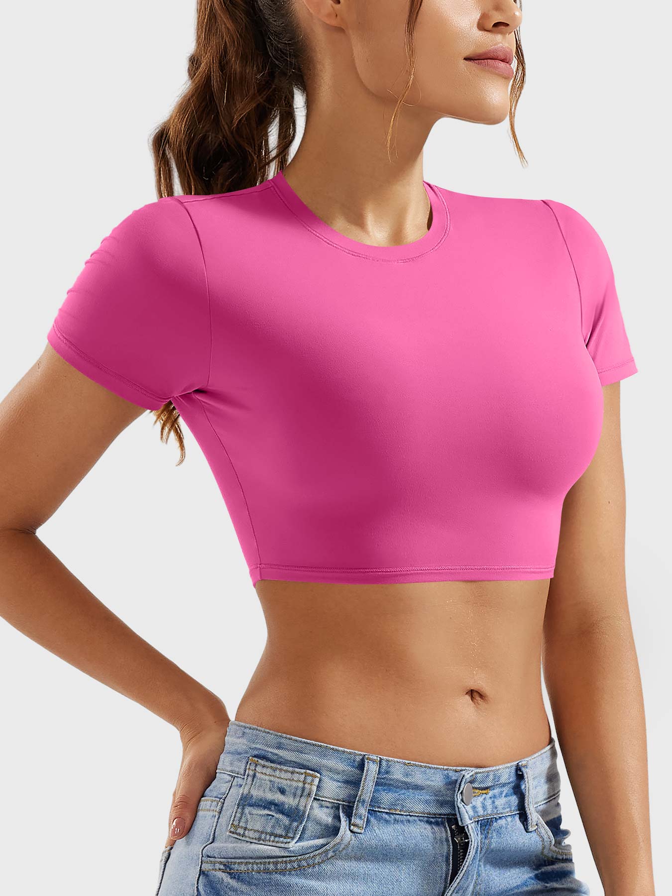 Tebeary Sono Short Sleeves Crop Top