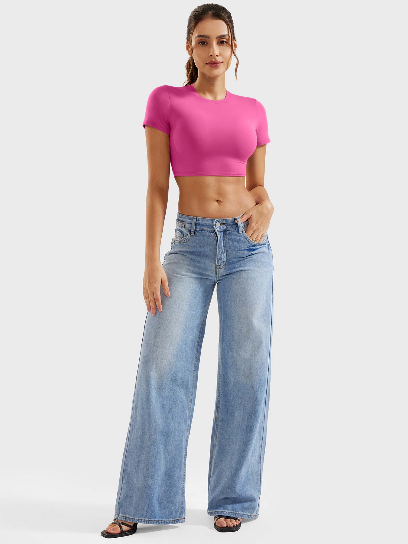Tebeary Sono Short Sleeves Crop Top