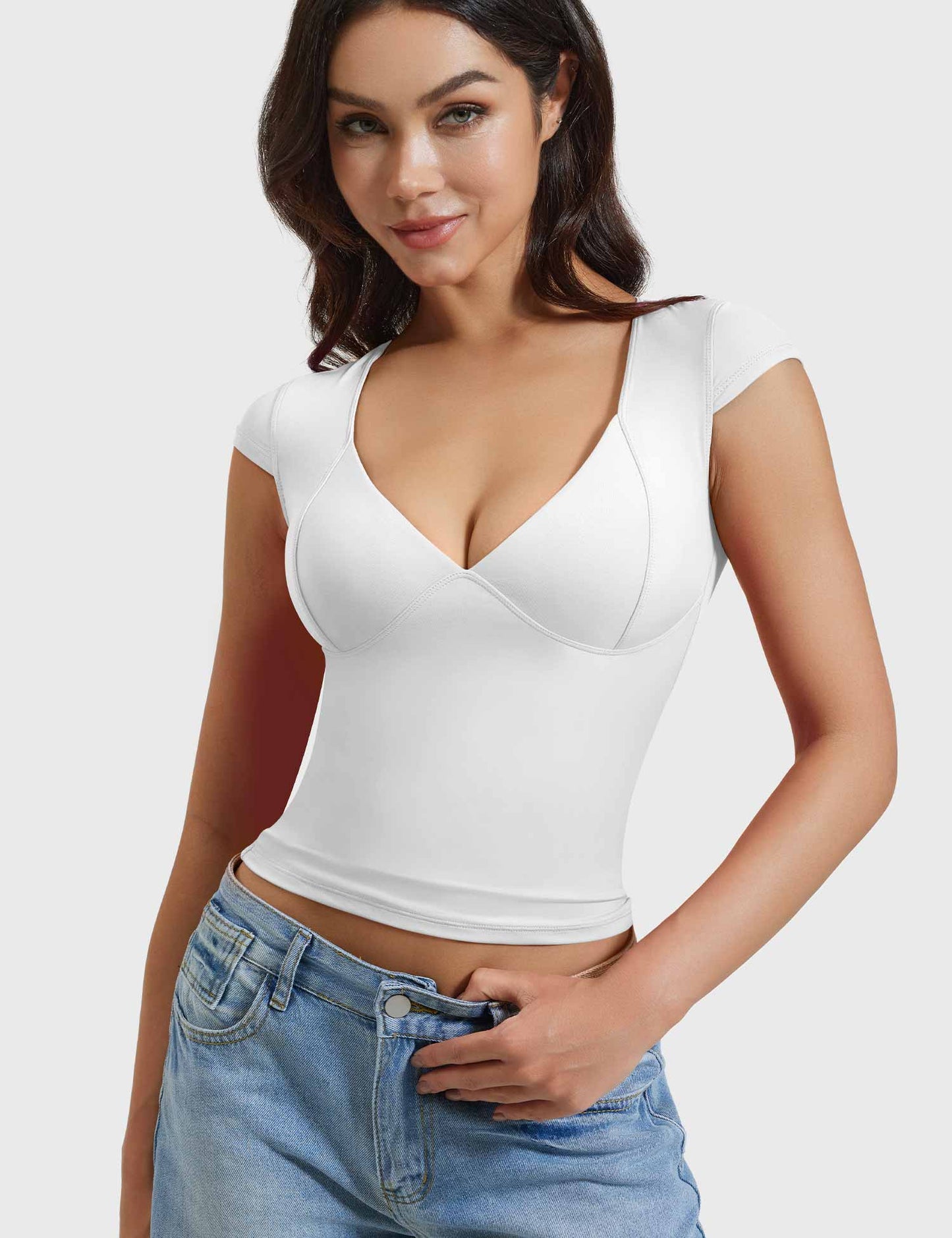 Tebeary V Neck Top