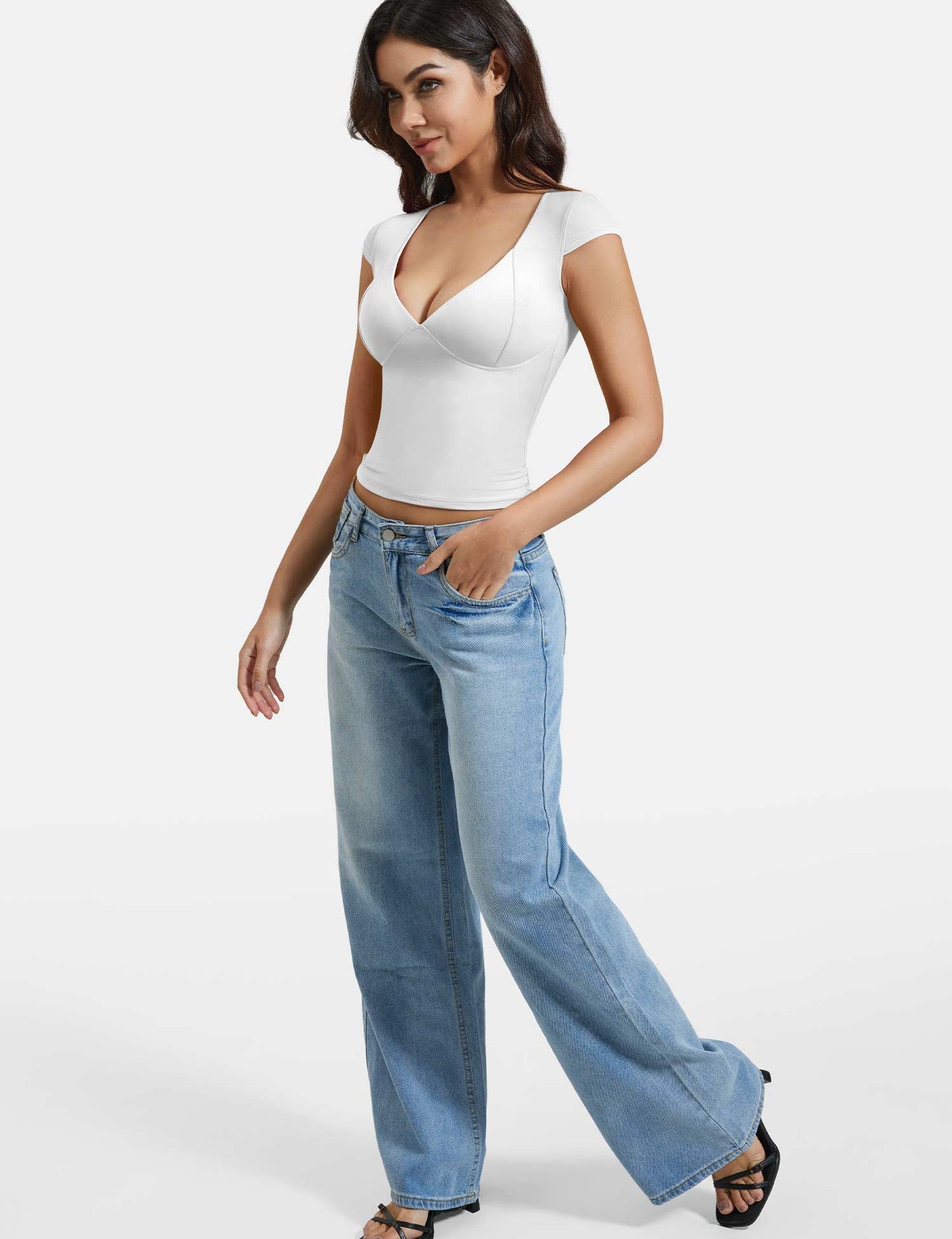 Tebeary V Neck Top