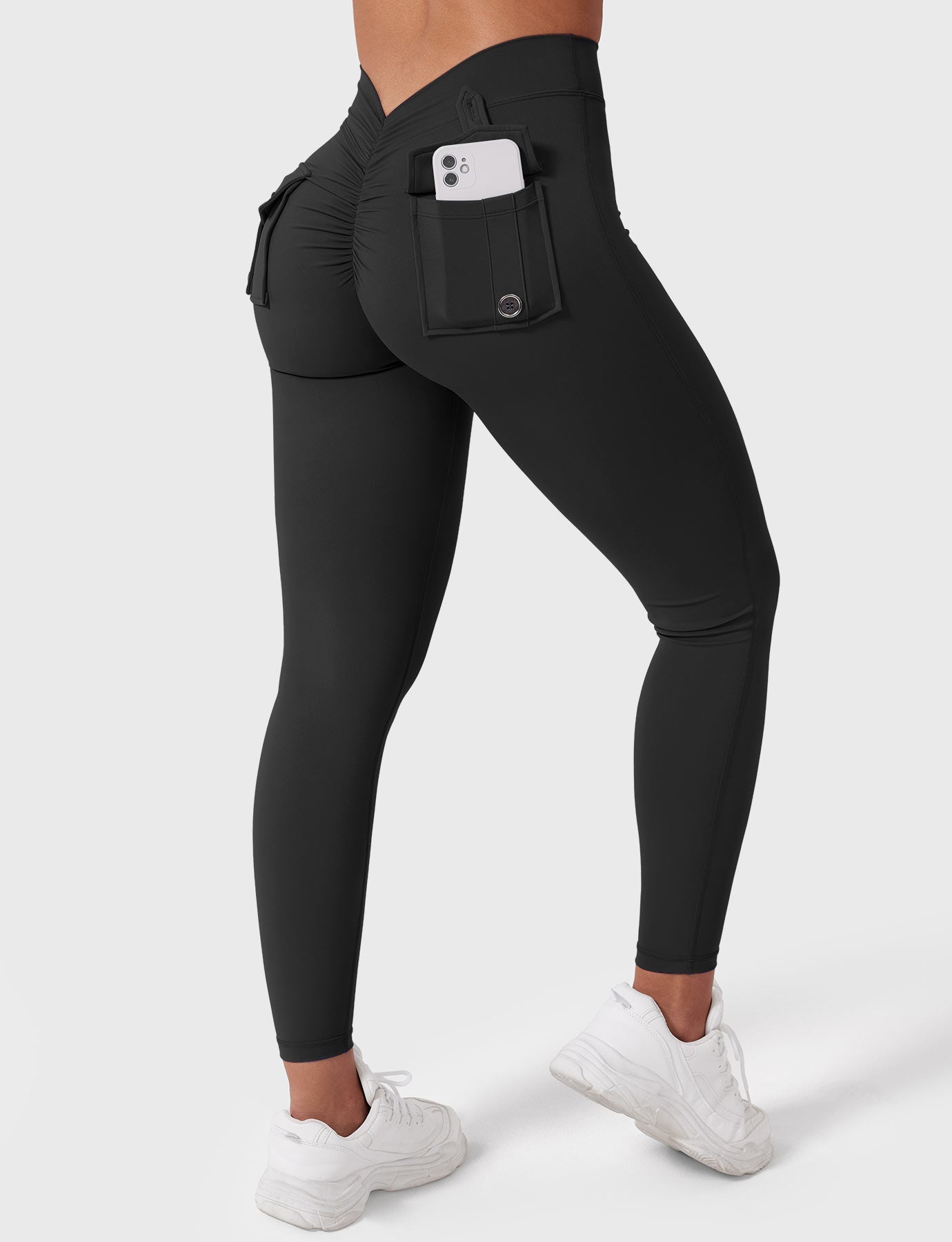 Tebeary V-Back Charm Leggings